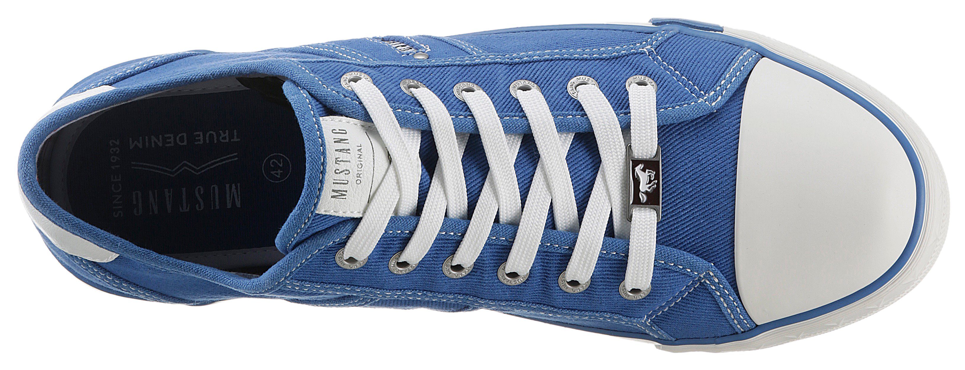 Mustang Shoes Sneakers met mustang merkembleem, vrijetijdsschoen, lage schoen, veterschoen