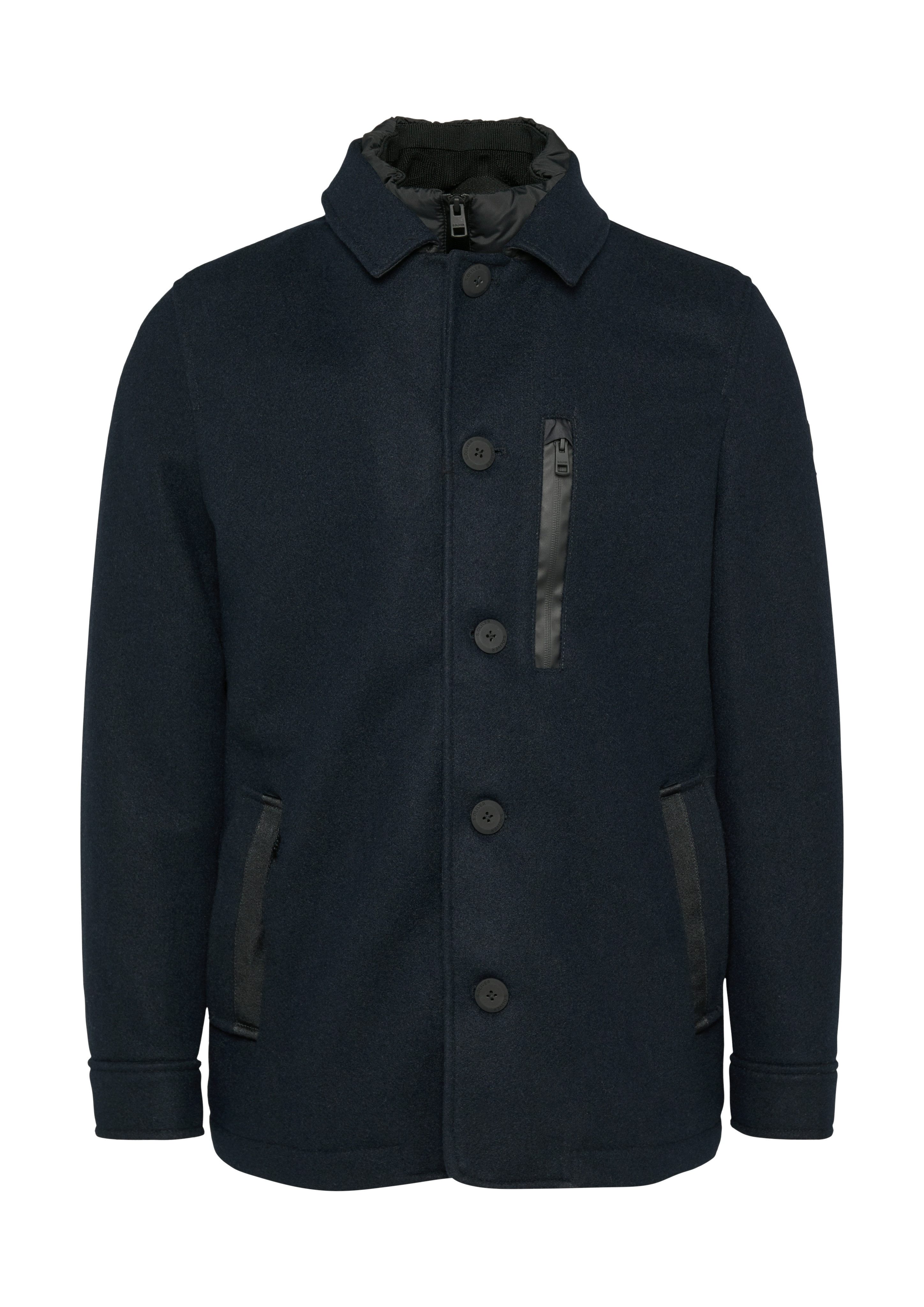 s.Oliver Caban met knoopsluiting double-layer-look