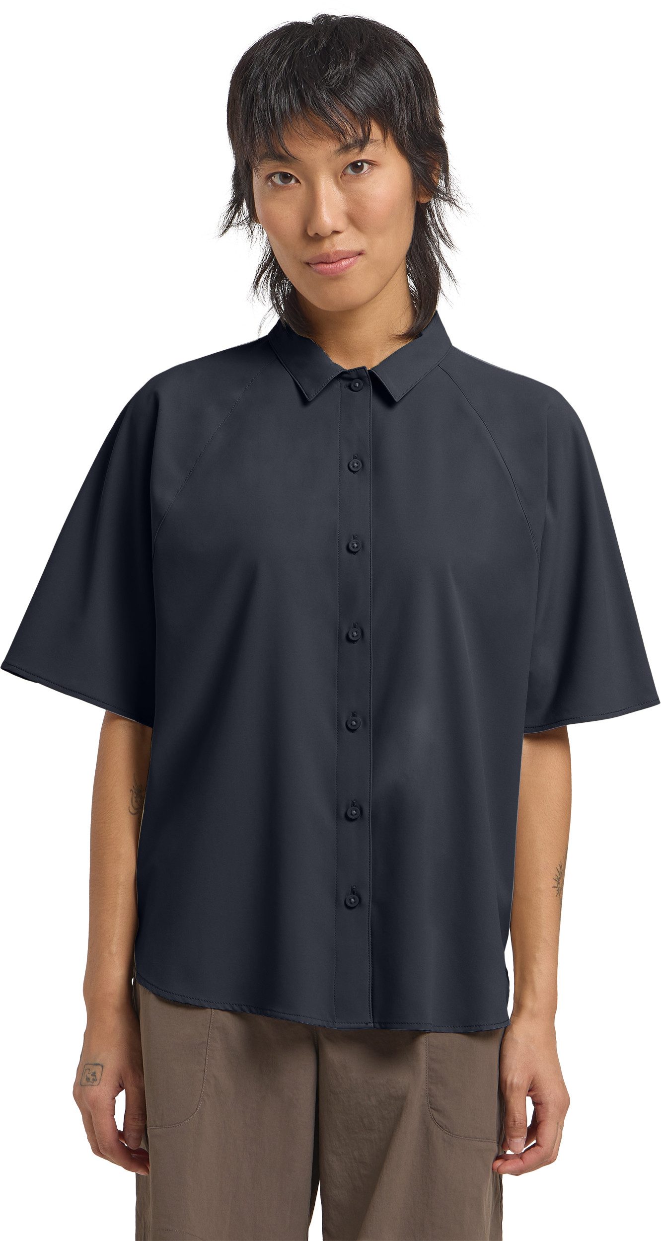 Jack Wolfskin Overhemd met korte mouwen SIERRA QUEST SS SHIRT W
