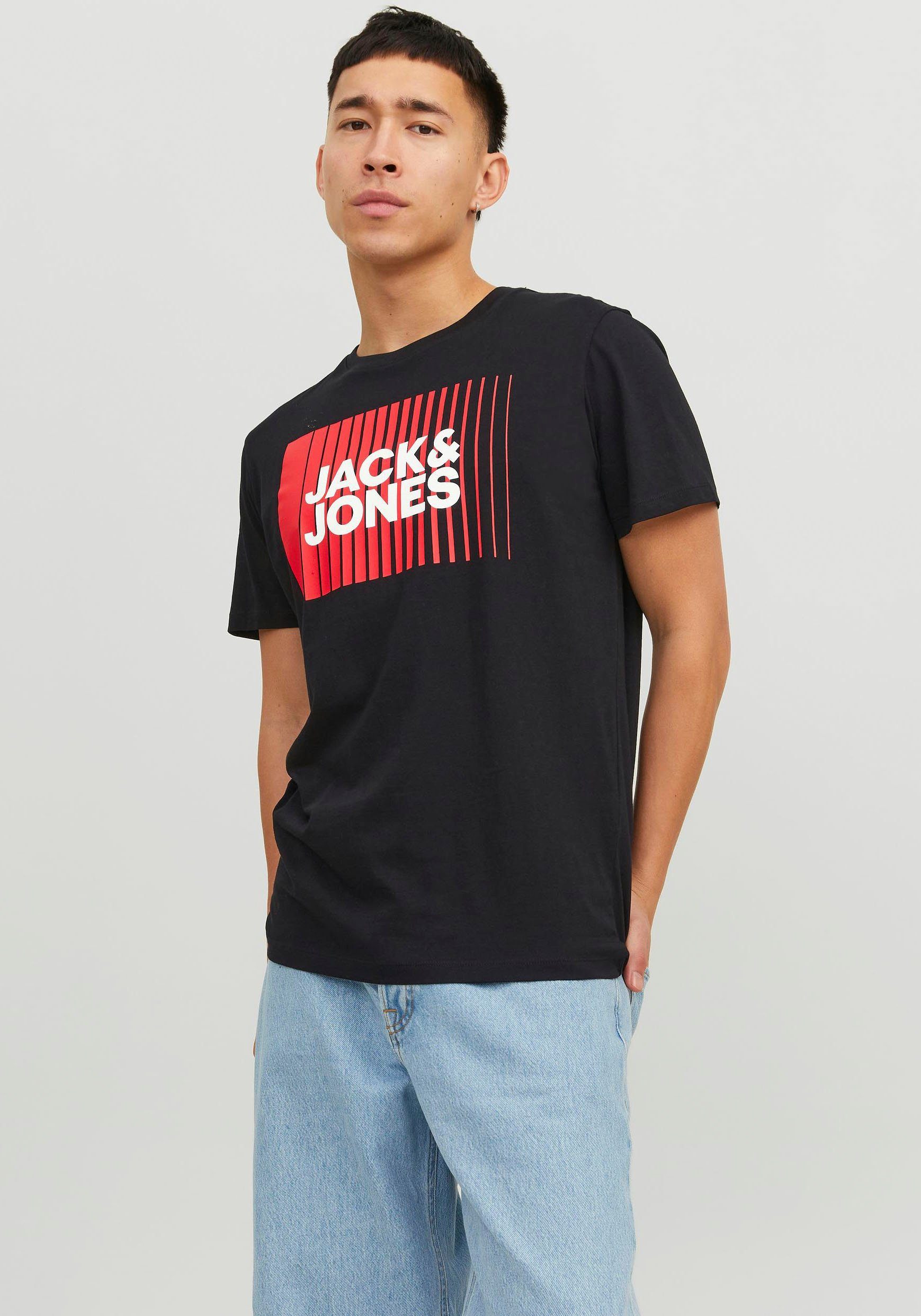 NU 20% KORTING: Jack & Jones Shirt met print