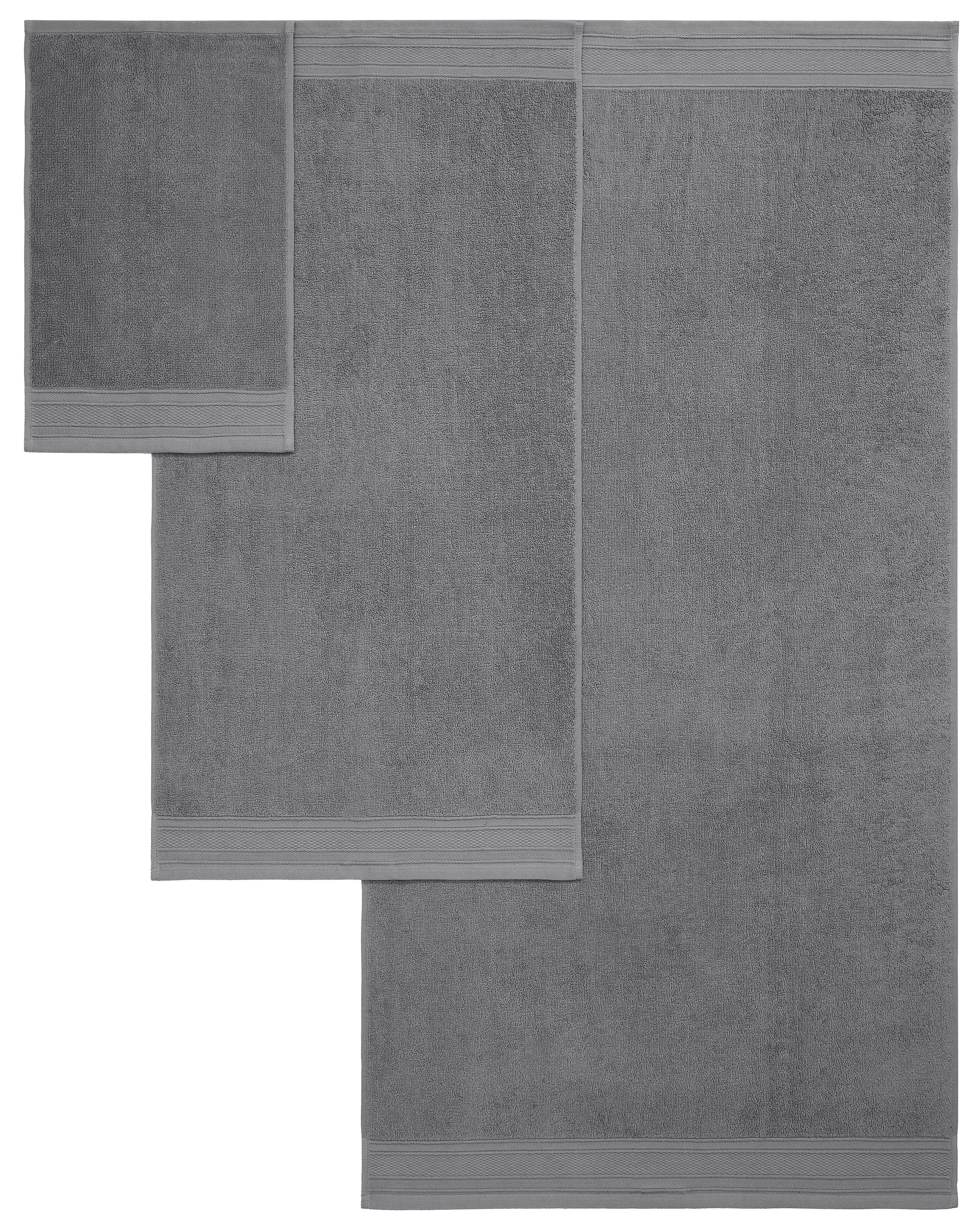 Bruno Banani Handdoekenset Robby, premium handdoeken, 500 gr/m² Douchehanddoeken, handdoeken, gastendoeken(set, 5-delig), 100% katoen (set, 5-delig)