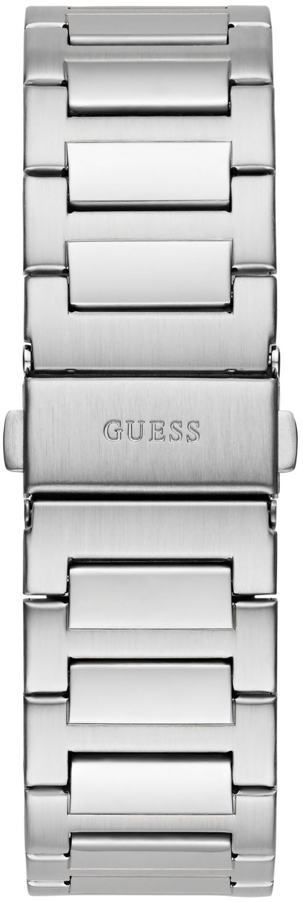 Guess Kwartshorloge Vinyl Horloge, herenhorloge, stalen band, mineraalglas, analoog