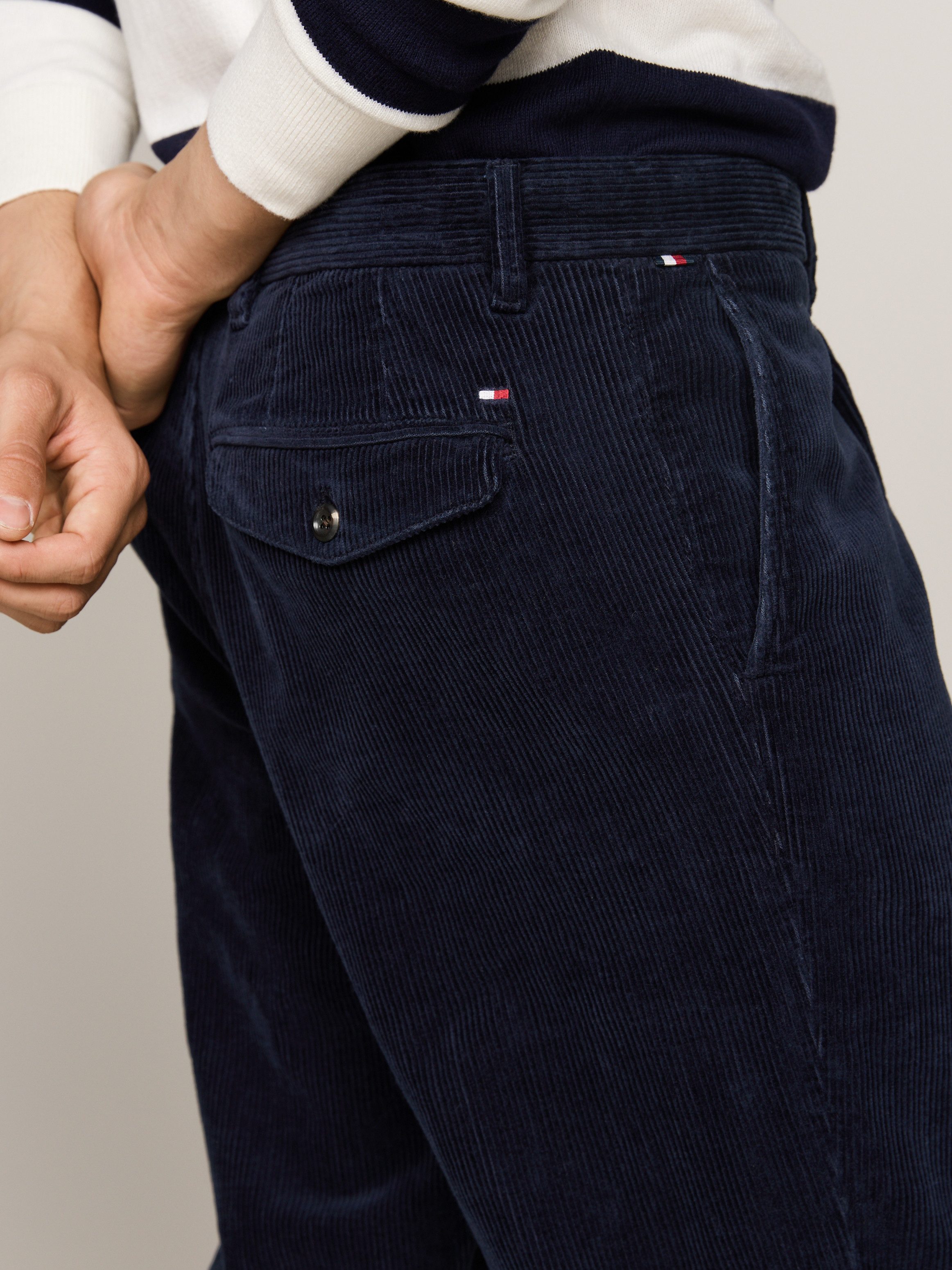 Tommy Hilfiger Cordbroek HARLEM CHINO 1PLT WIDE CORD GMD