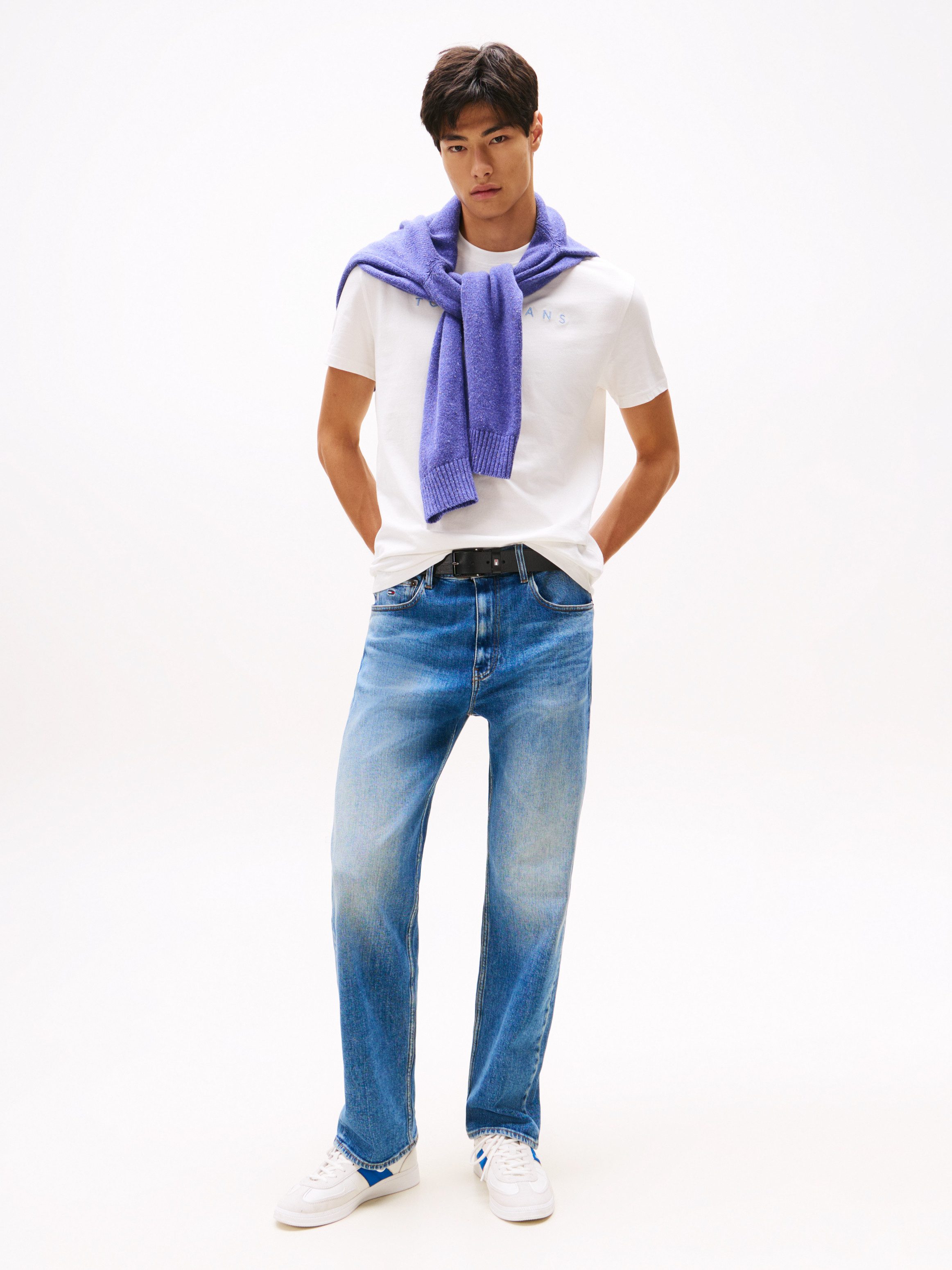 TOMMY JEANS T-shirt TJM REG LINEAR LOGO TEE EXT