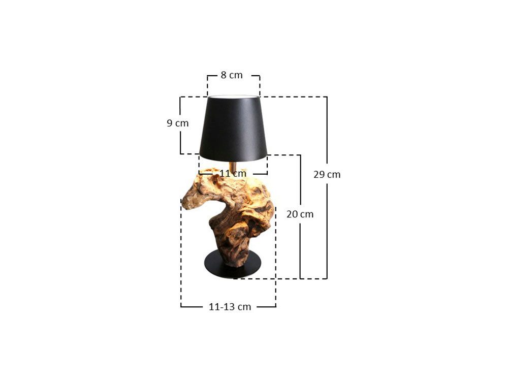 SalesFever Led-tafellamp Accu draagbaar en oplaadbaar, traploos dimmen (1 stuk)