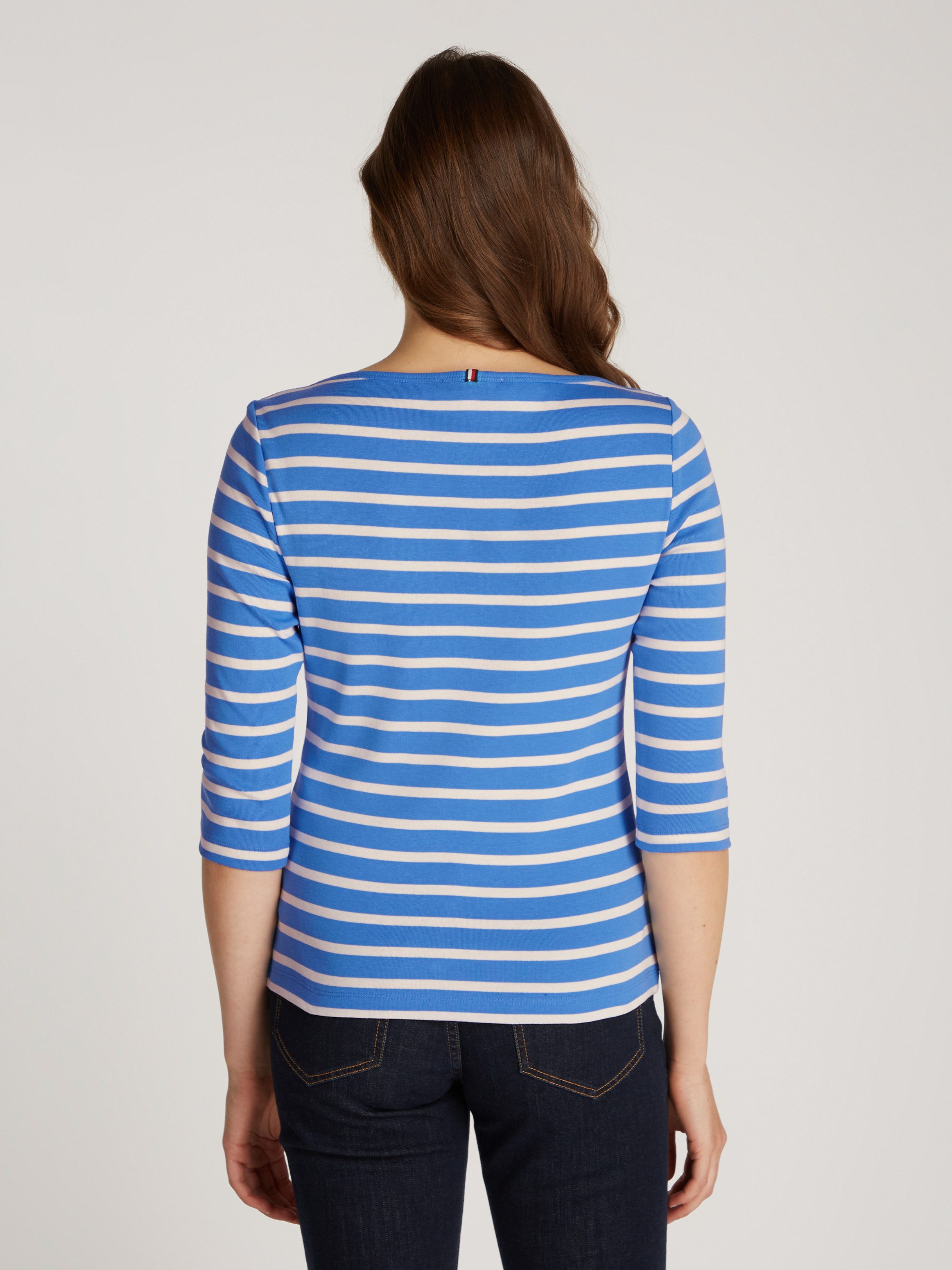 Tommy Hilfiger Shirt met 3 4 mouwen NEW CODY SLIM BOAT-NK 3 4SLV