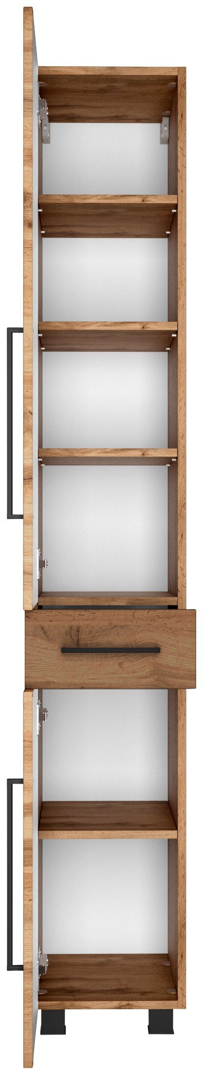 welltime Smalle kast Luena Breedte 30 cm, met metalen lade en soft-closefunctie
