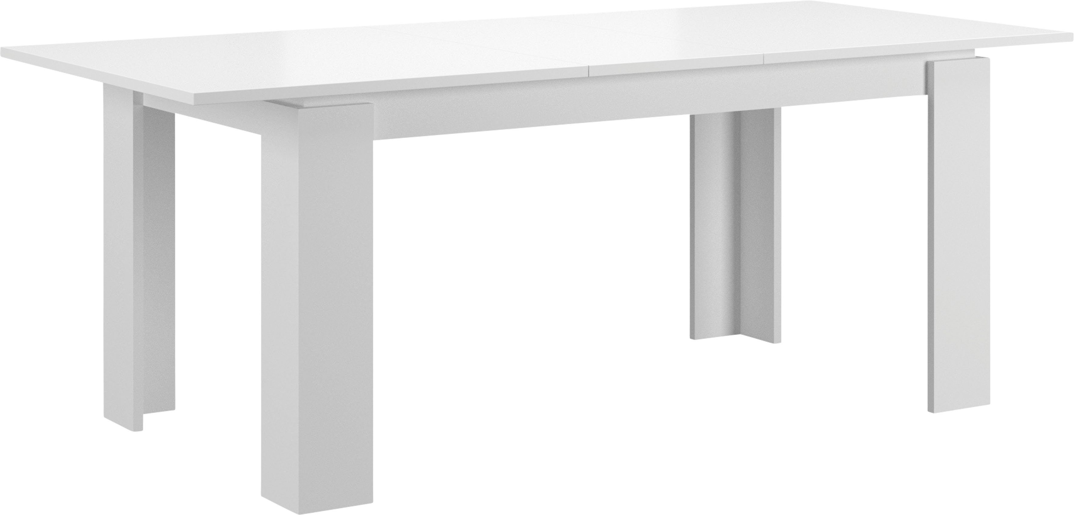 INOSIGN Eettafel Kalmar, rechthoekig, 160 cm uitschuifbaar naar 200 cm, inclusief Inlegplaat