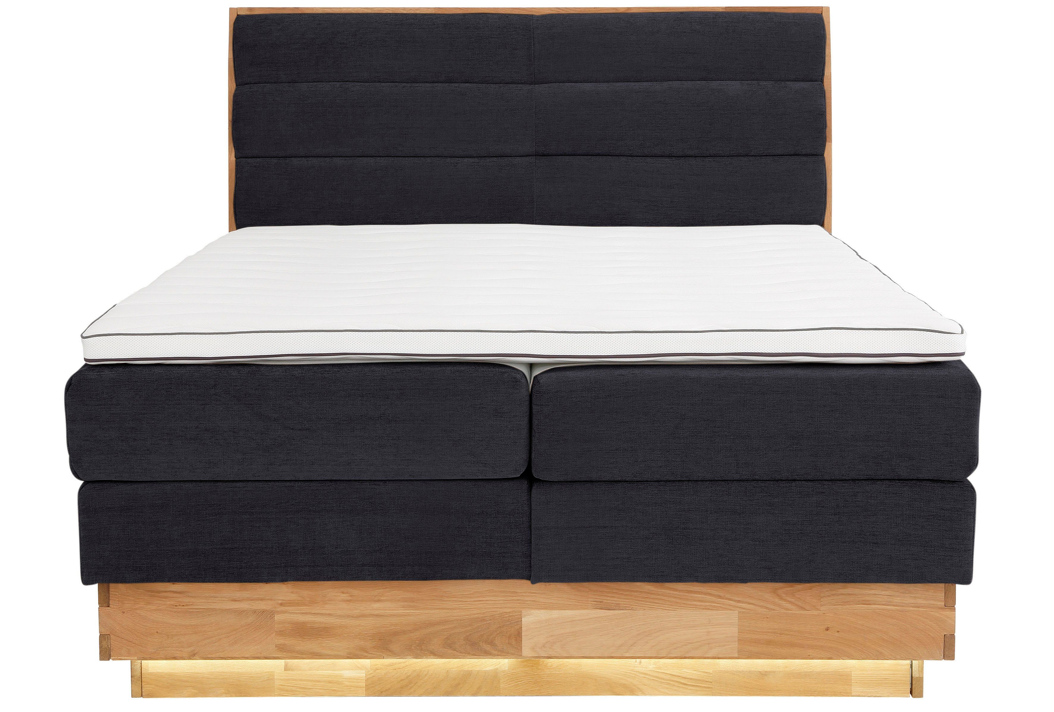 OTTO products Boxspring Ledverlichting, met gecertificeerde, gerecyclede overtrekstoffen
