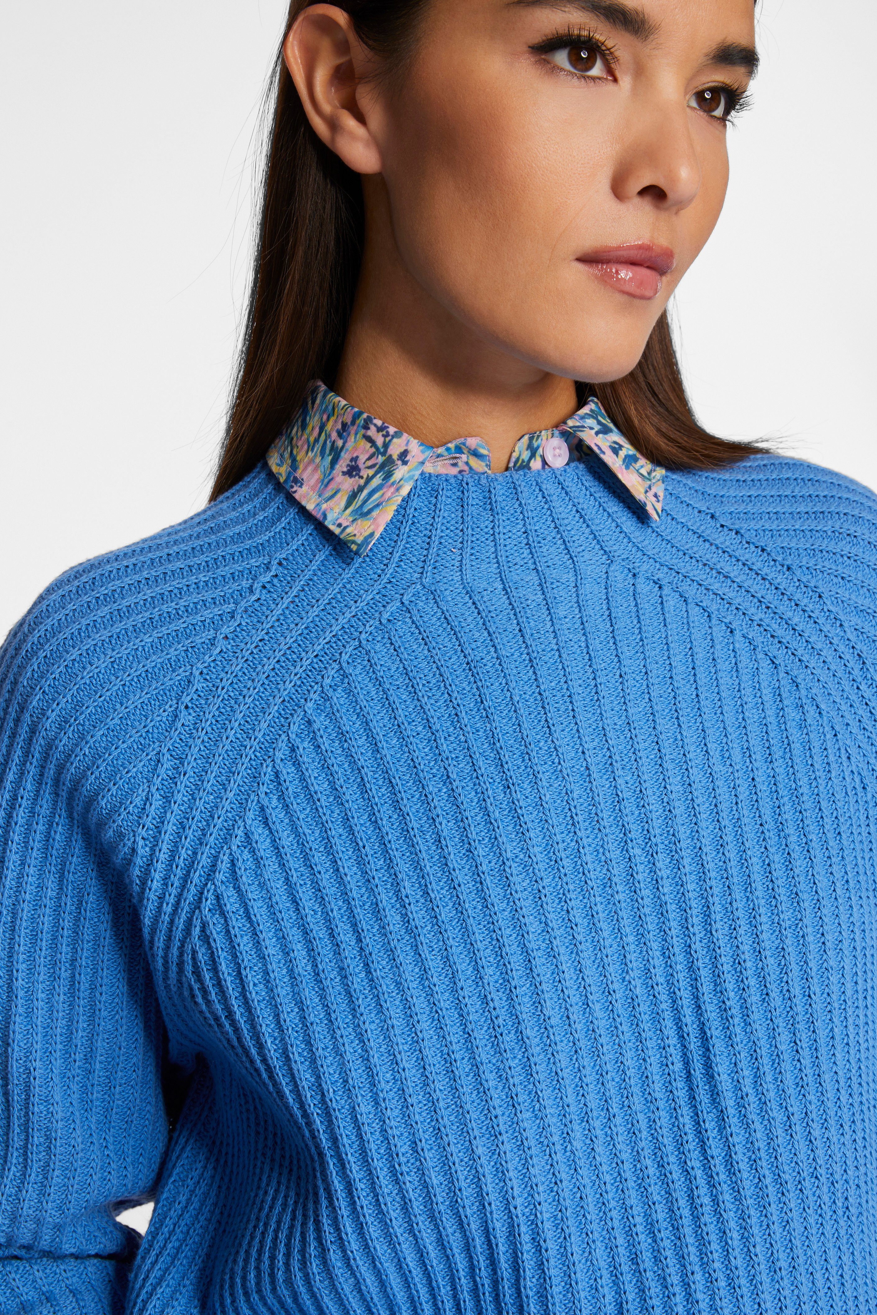 Rich & Royal Round-neck Knitwear Blue Dames