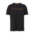 timberland t-shirt outdoor heritage seasonal camo logo zwart