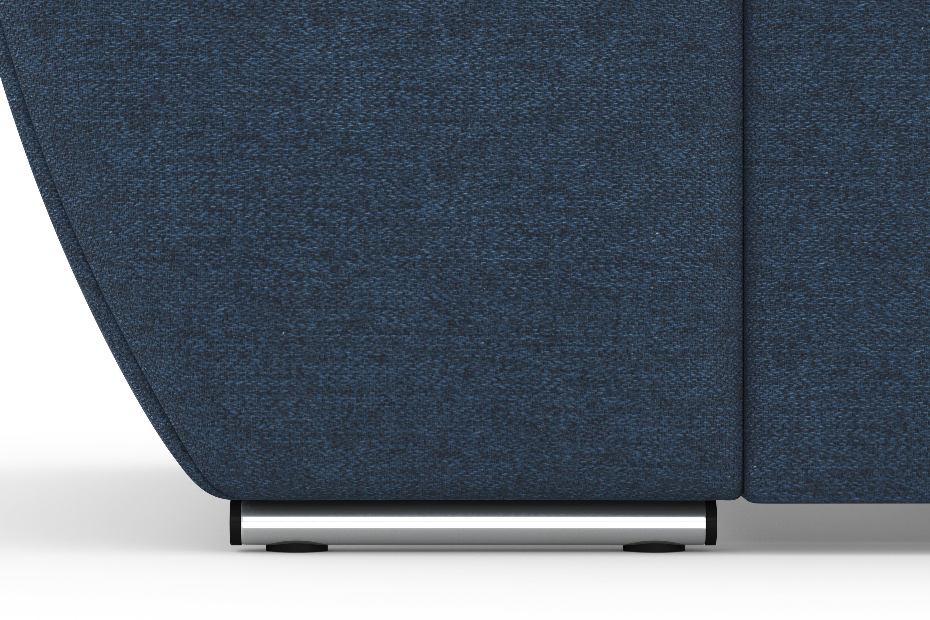 DOMO collection 3-zitsbank Splash, moderne stiksels in de zitting en rug, comfortabel,