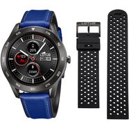 lotus smartwatch smartime, 50012-2 (3-delig, met wisselband van zacht silicone en oplaadkabel) blauw