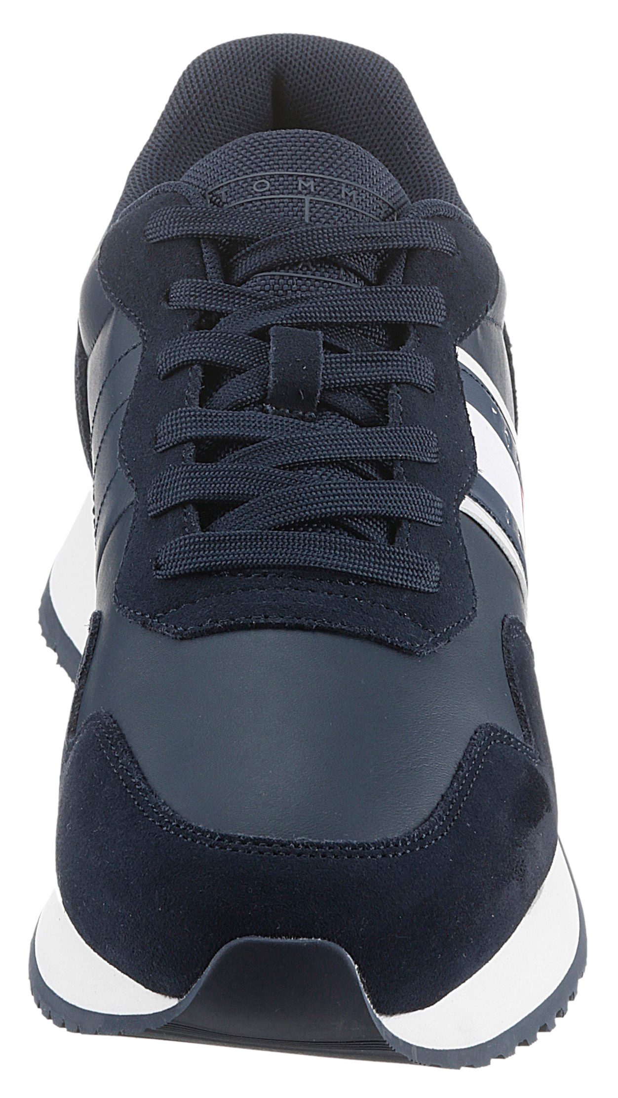 TOMMY JEANS Sneakers TJM MODERN RUNNER vrijetijdsschoen, lage schoen, veterschoen met zijlogo-vlag