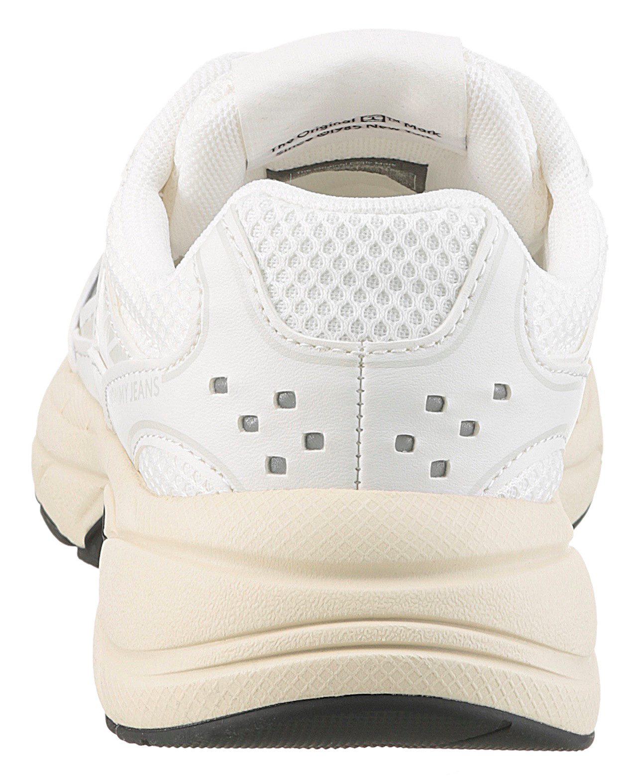 TOMMY JEANS Sneakers met sleehak ARCHIVE'25 , plateau, vrijetijdsschoen, lage schoen, veterschoen met contrastafwerking