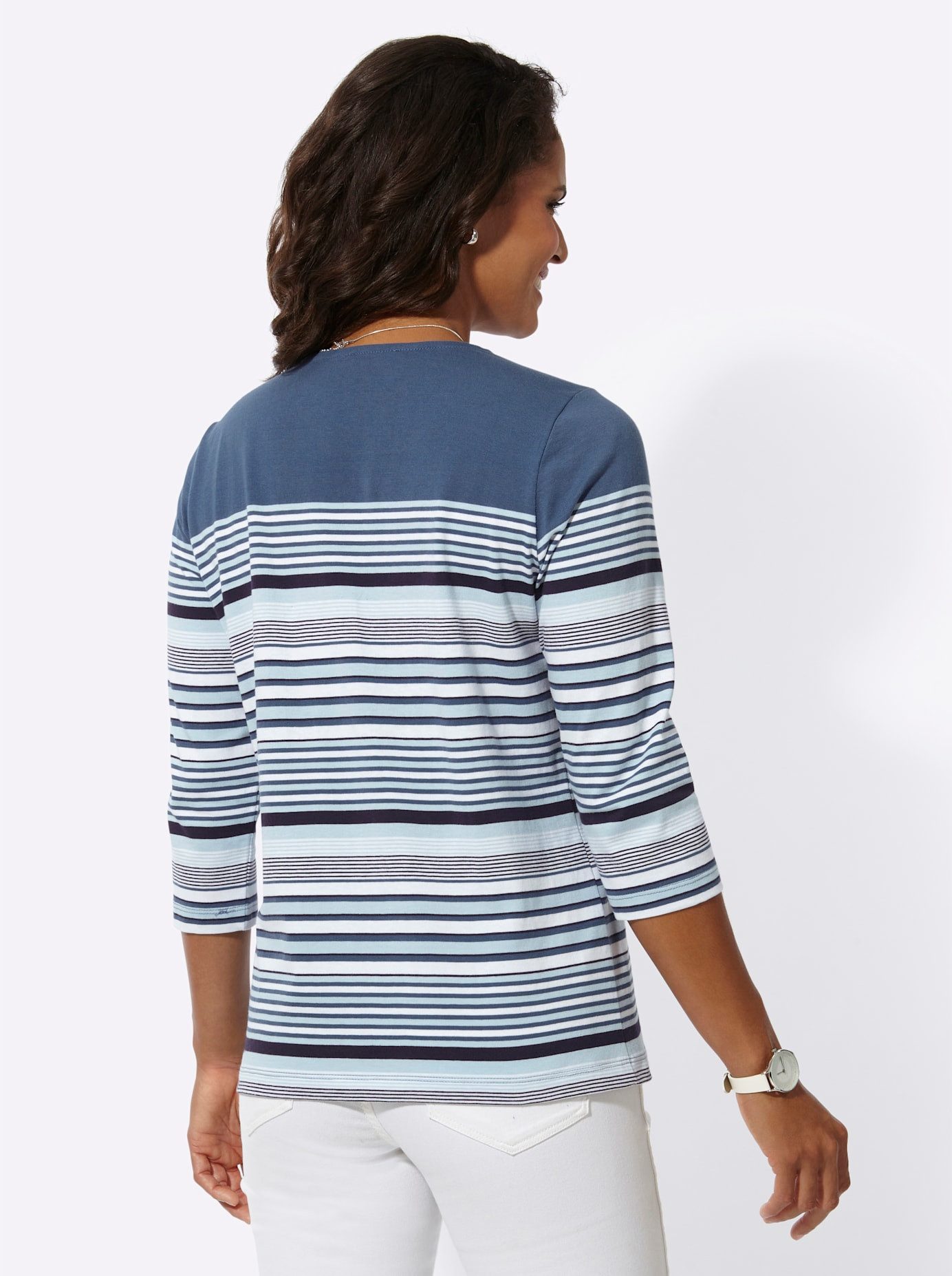 Casual Looks Shirt met 3 4 mouwen Shirt (1-delig)