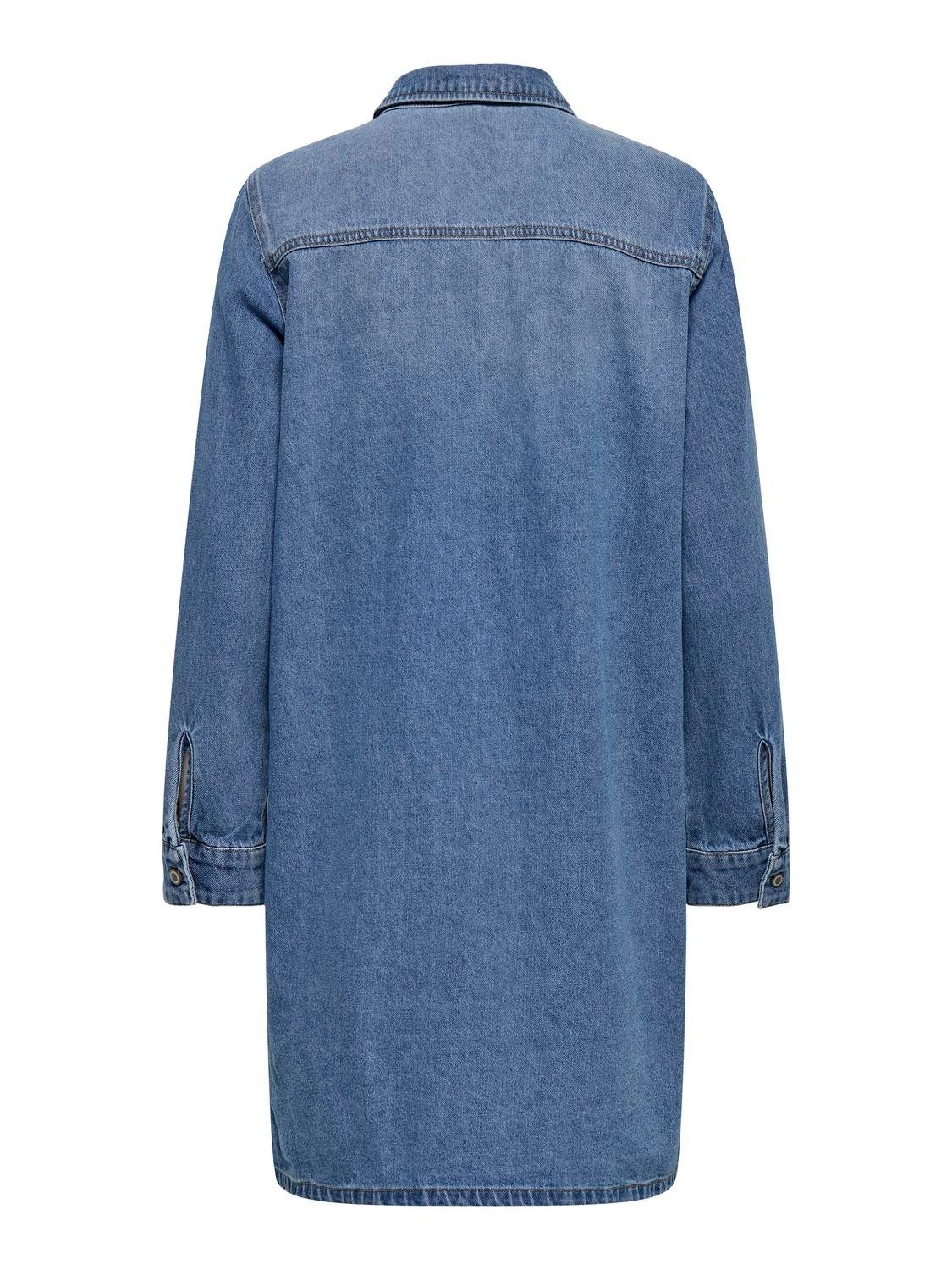Only Jeans jurk ONLLISA L/S DNM DRESS GUA NOOS
