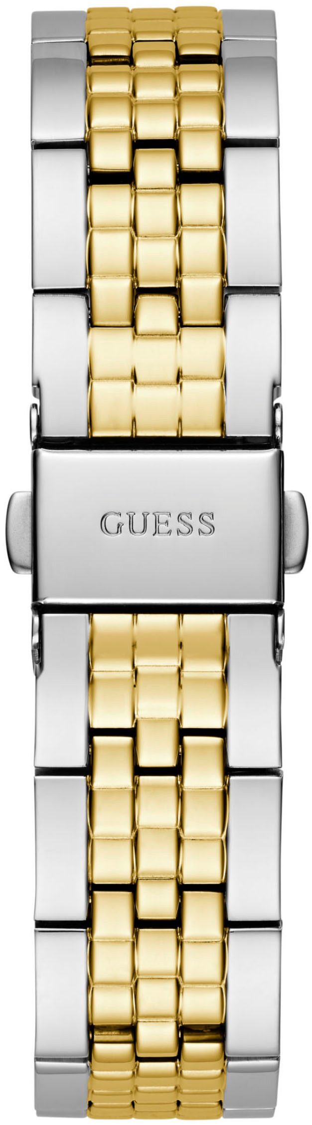 Guess Kwartshorloge Starstruck Horloge, dameshorloge, stalen band, mineraalglas, analoog