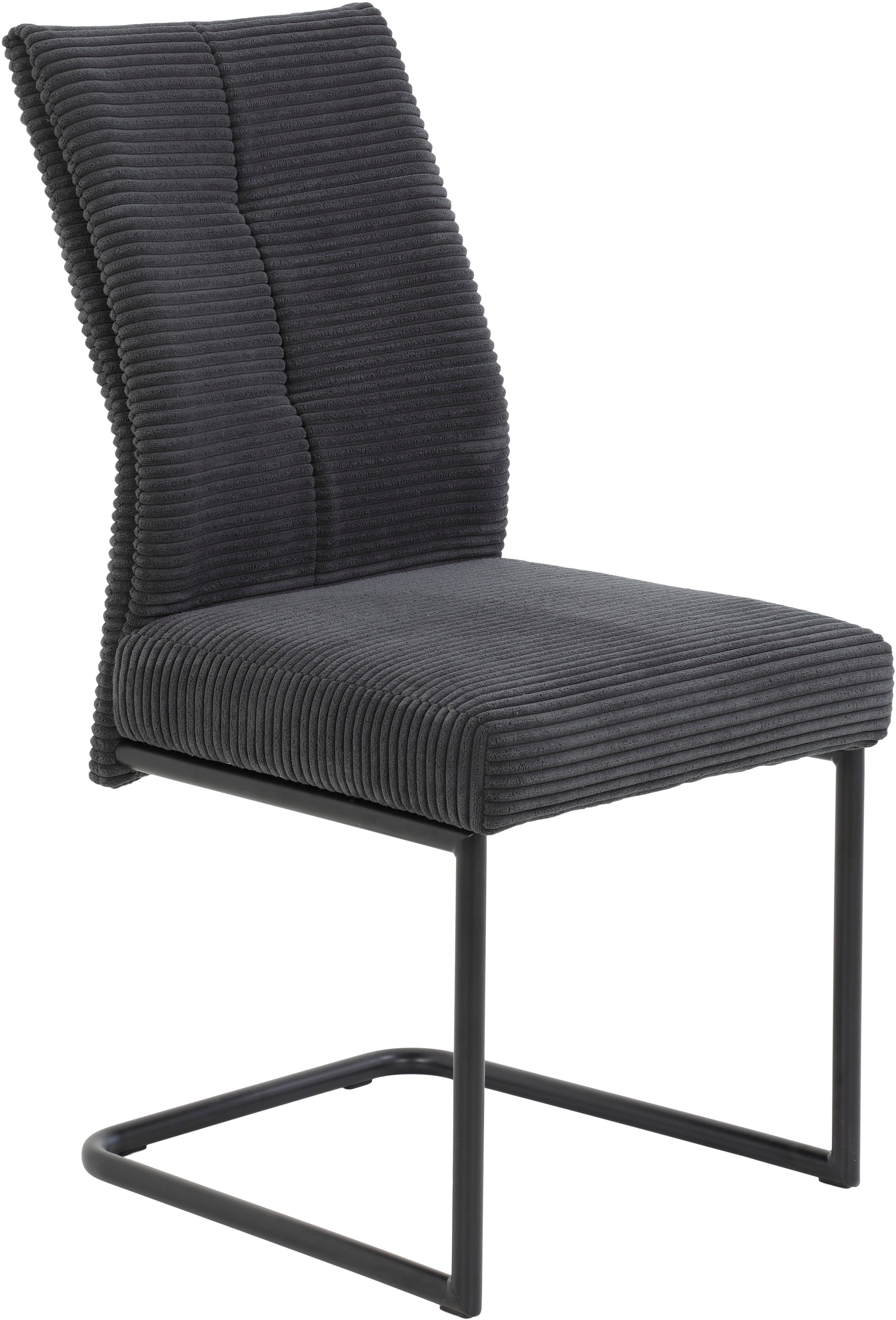 HELA Eetkamerstoel DAGMAR Stoel met comfortabele bekleding met binnenvering, ribfluwelen bekleding