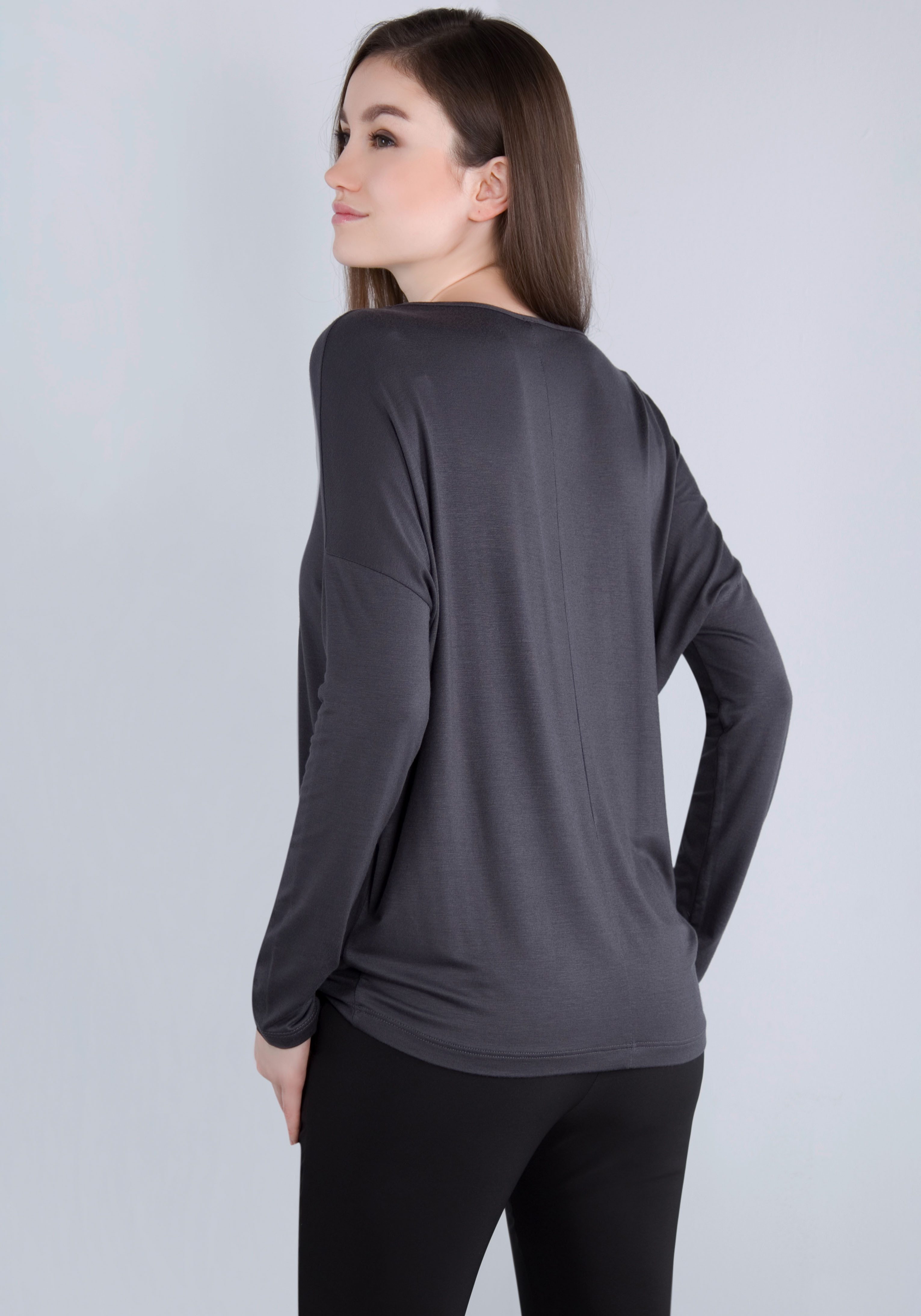 IMPERIAL Shirt met lange mouwen in casual "o-shape" vorm