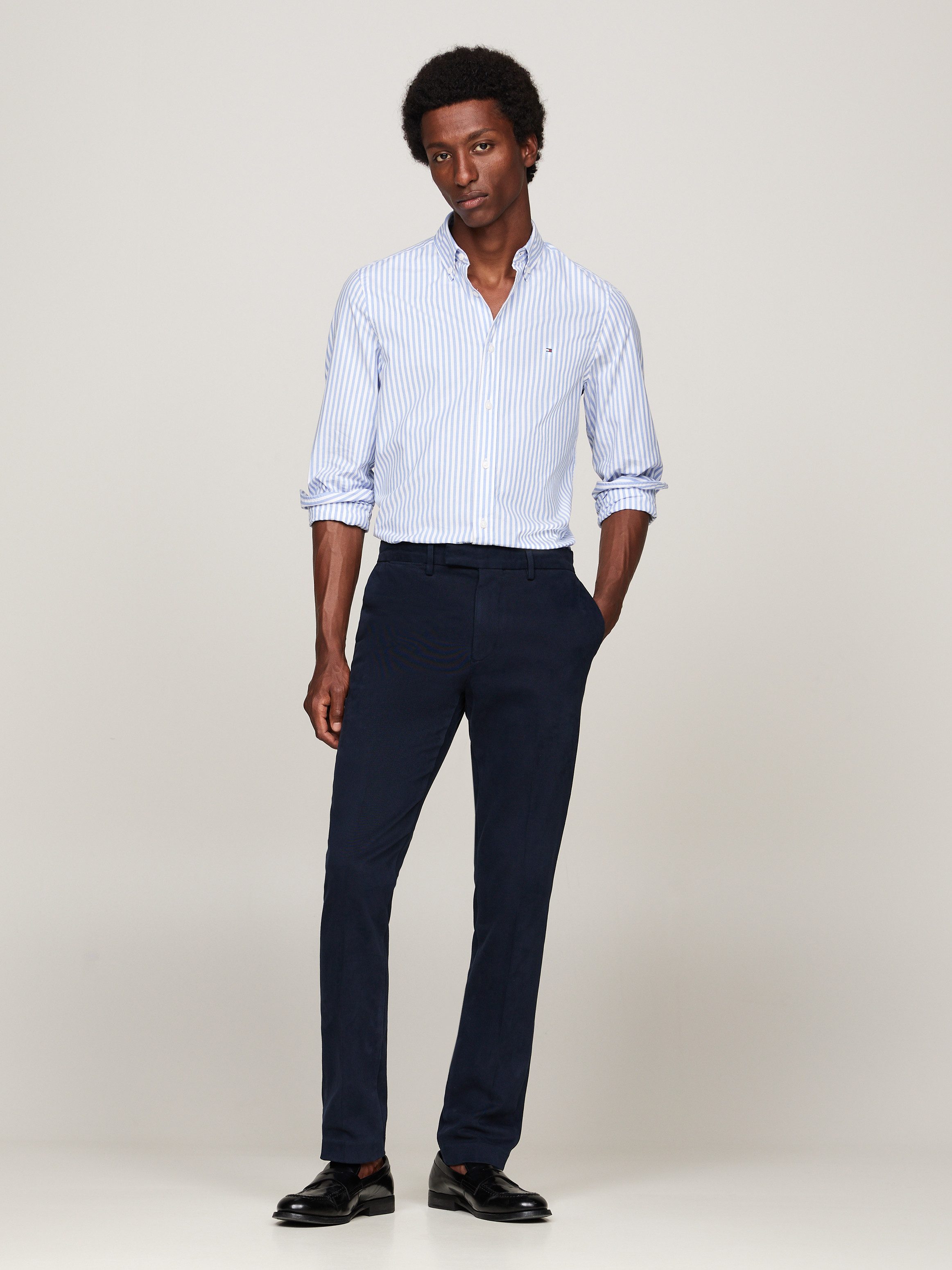 Tommy Hilfiger Businessoverhemd CLASSIC POPLIN STRIPE SF SHIRT