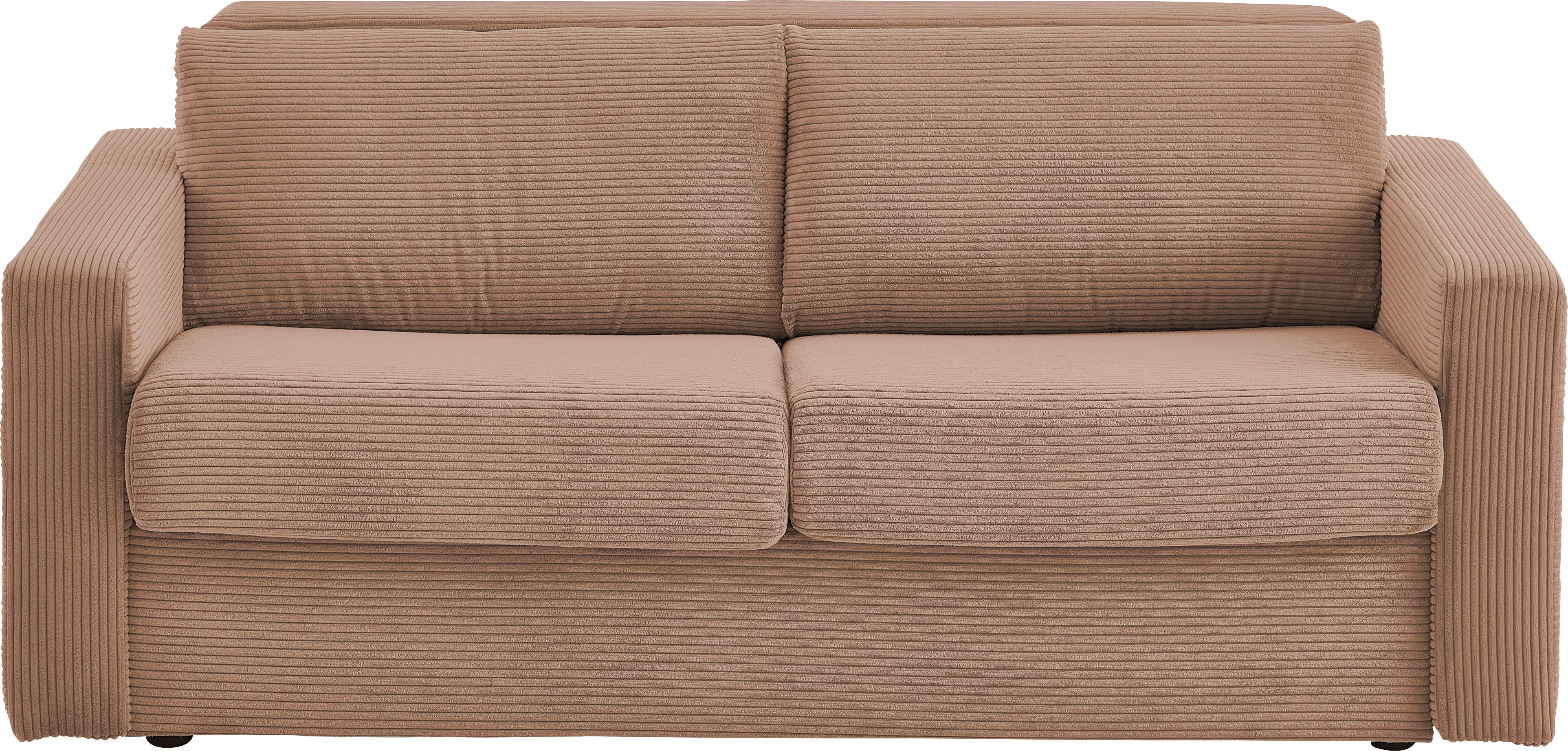 ATLANTIC home collection Slaapbank Rolando geschikt als volwaardig bed inclusief hoogwaardig matras