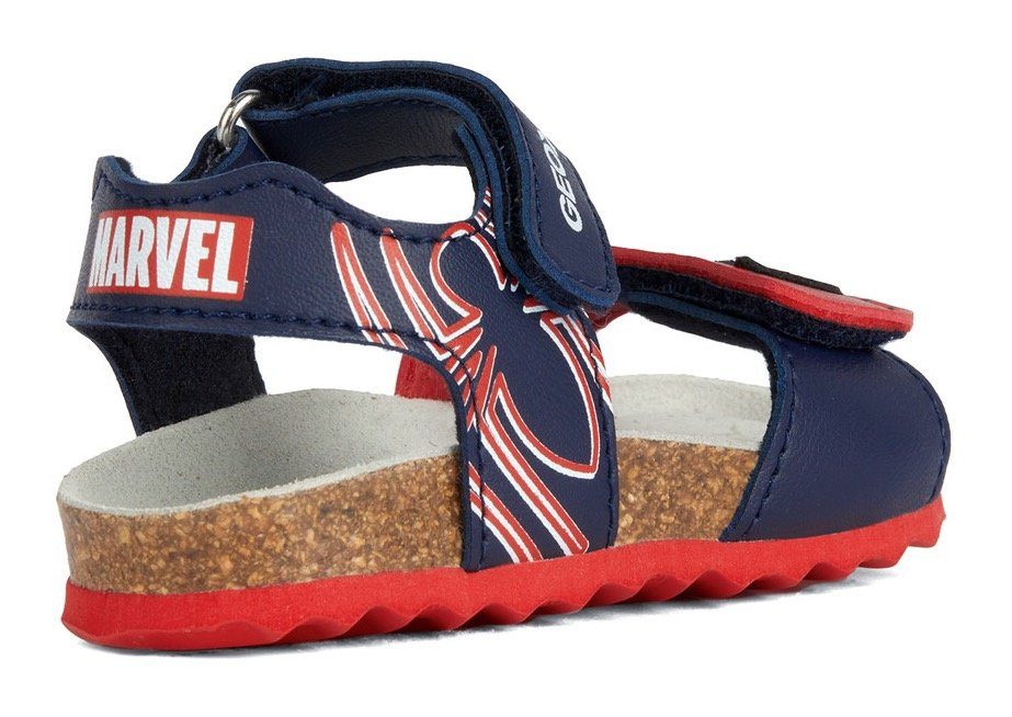 Geox Sandalen B SANDAL CHALKI BOY met spiderman-motief