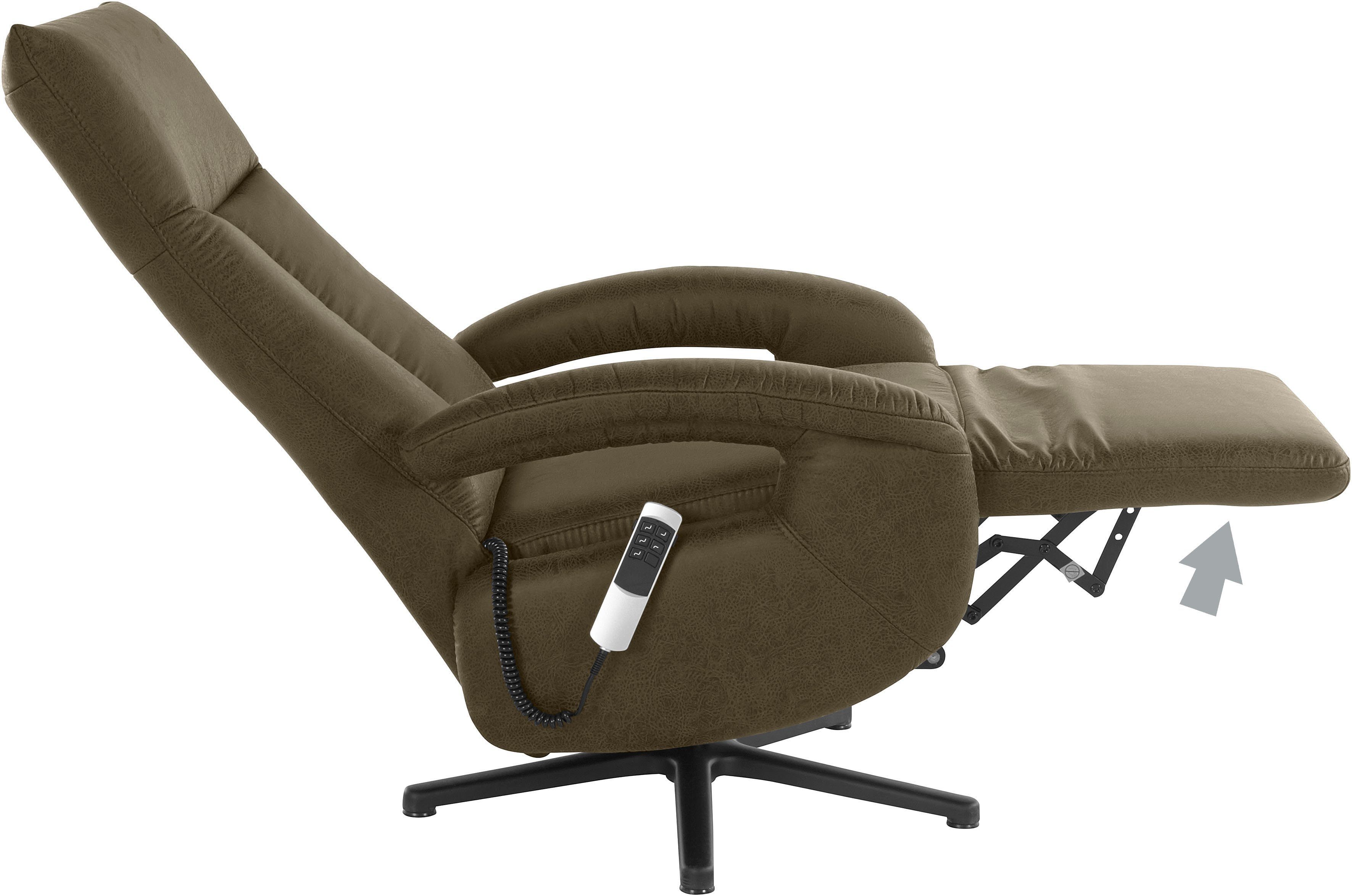 sit&more Relaxfauteuil Tycoon naar keuze handmatig, met twee motoren of met accu of met 2 motoren