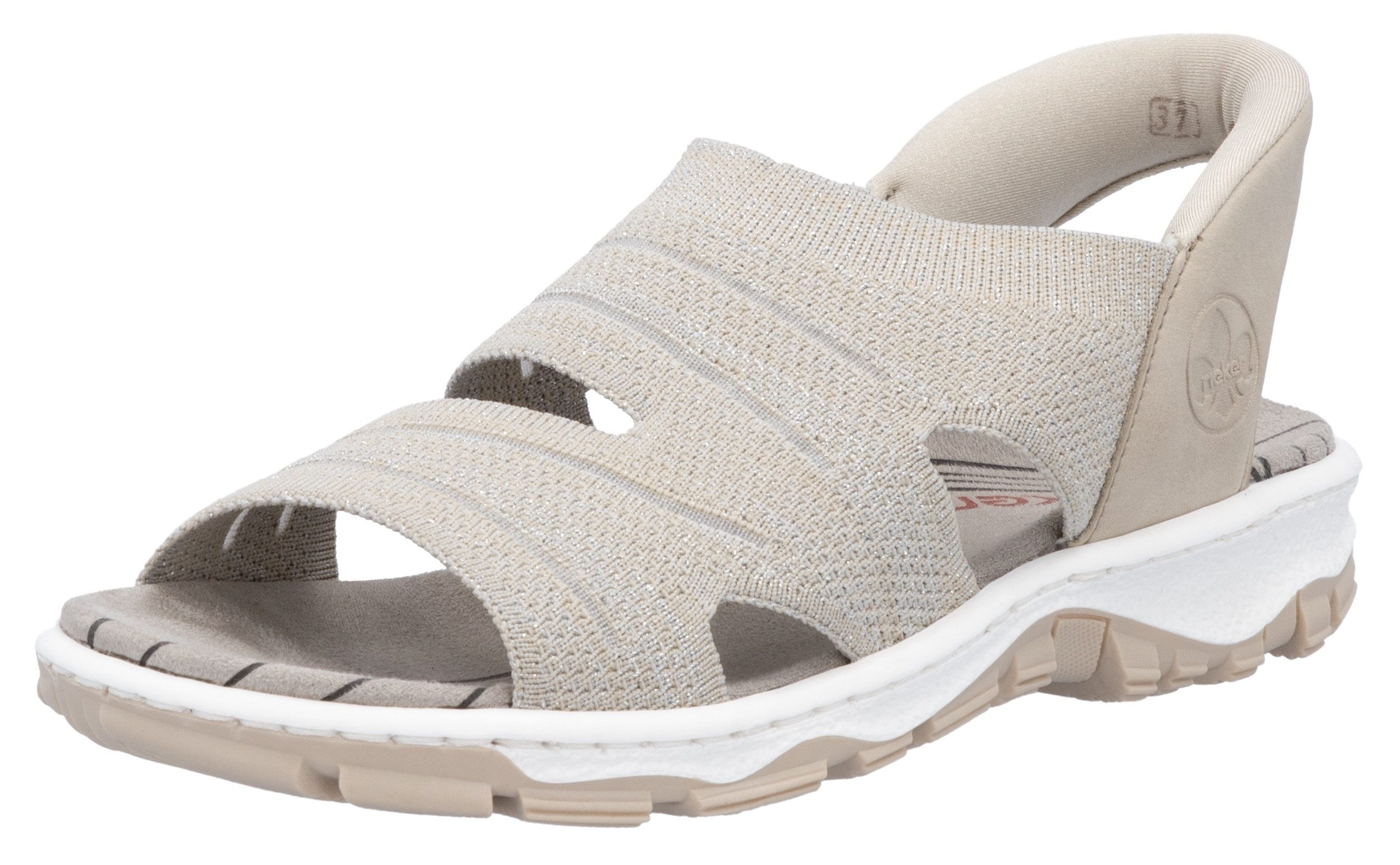 Rieker Sandalen dames sportieve sandalen maat 40 beige