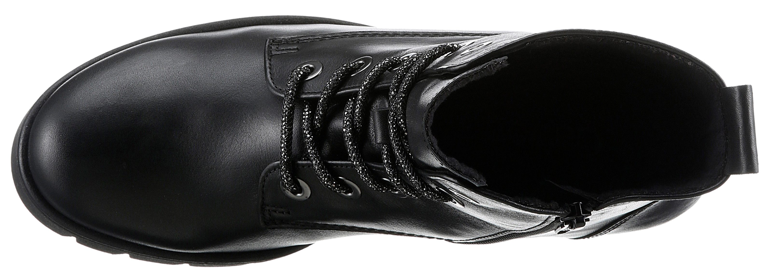 Gabor Veterlaarsjes blokhak, plateau, veterschoenen met best fitting comfort