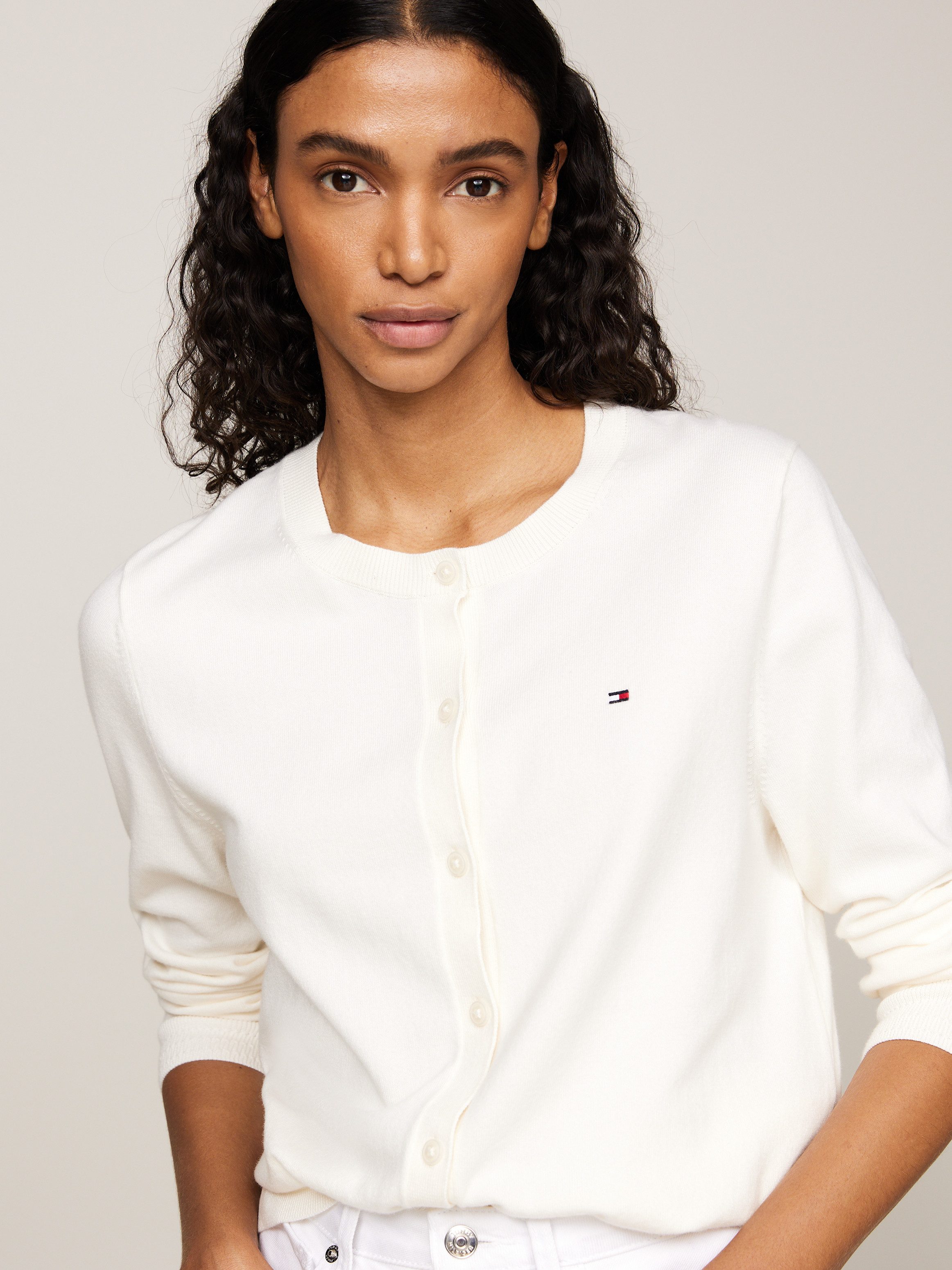 Tommy Hilfiger Cardigan CO JERSEY STITCH CARDIGAN