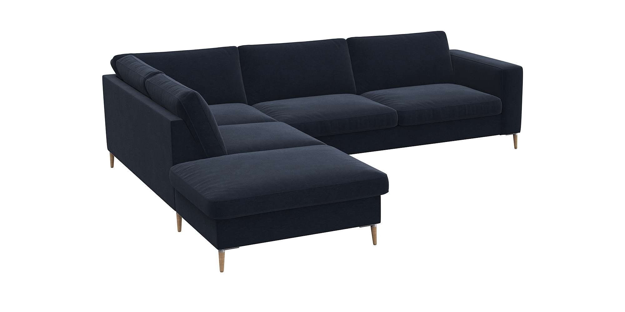 FLEXLUX Hoekbank Fiore, zitconstructie met hoogwaardig koudschuim voor meer zitcomfort