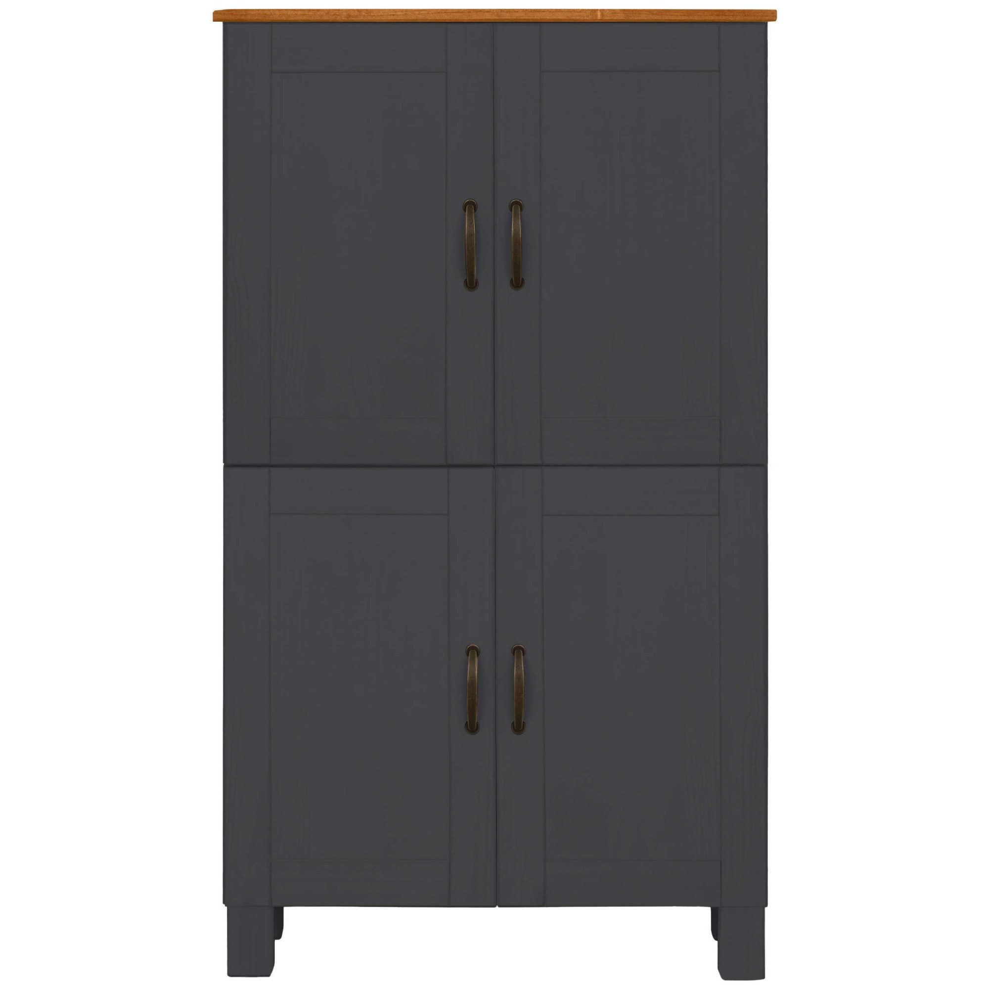 Home affaire Halfhoge kast Rodby Massief, FSC®-gecertificeerd hout, breedte 75 cm, hoogte 130 cm