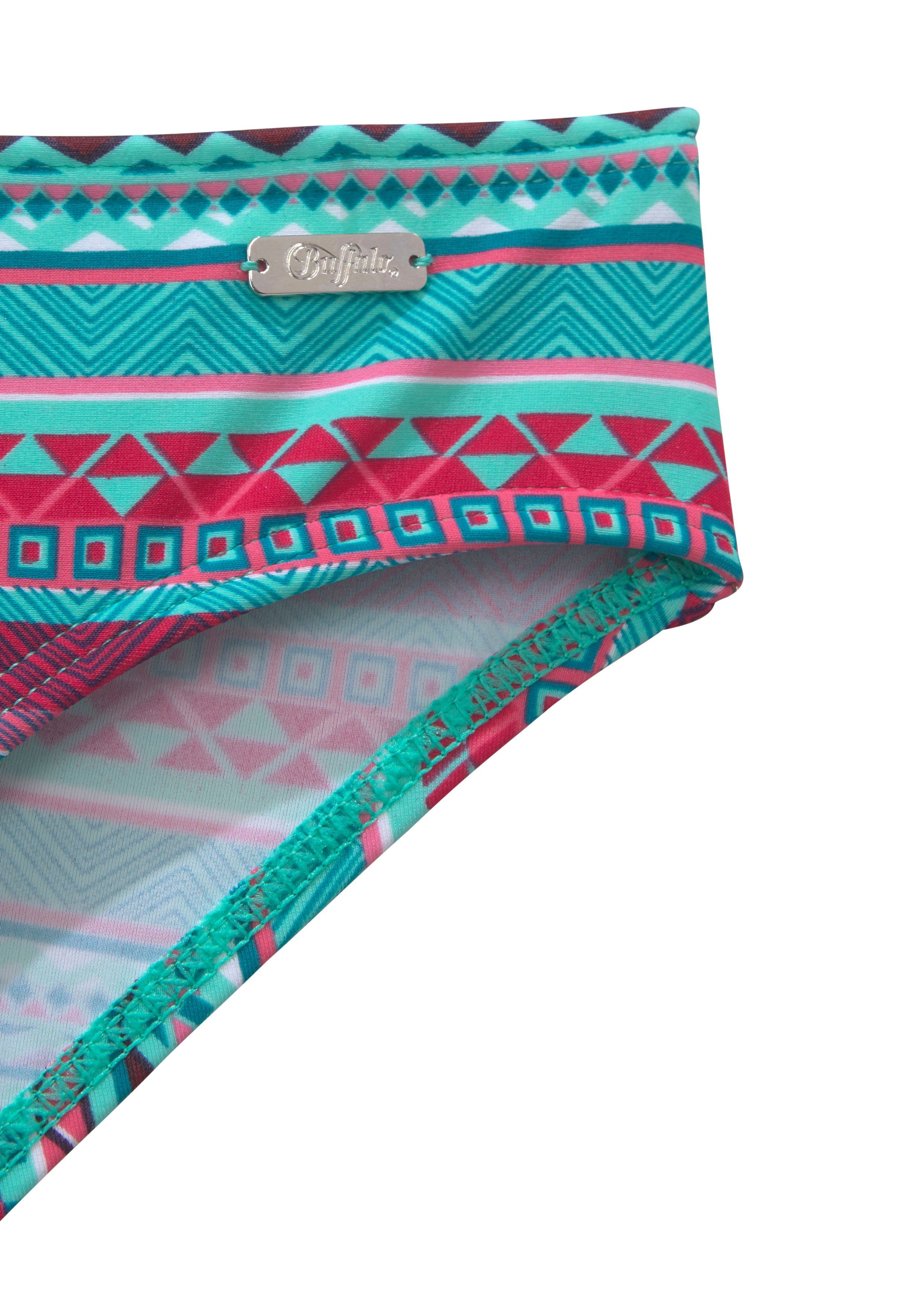 Buffalo Triangelbikini Lux Kids met abstracte print