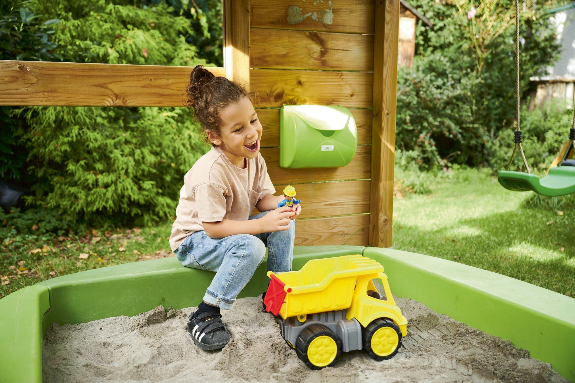 BIG Speelgoed-kiepwagen Power-worker kiepwagen + figuur