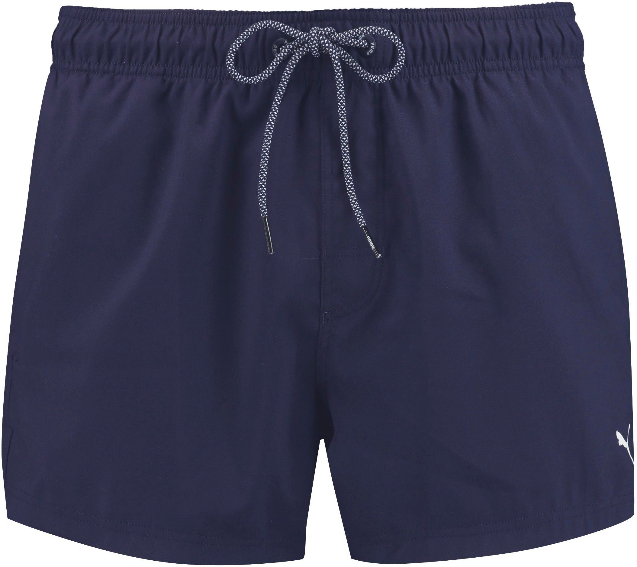 PUMA Zwemshort met zijzakken en achterzak met klittenbandsluiting
