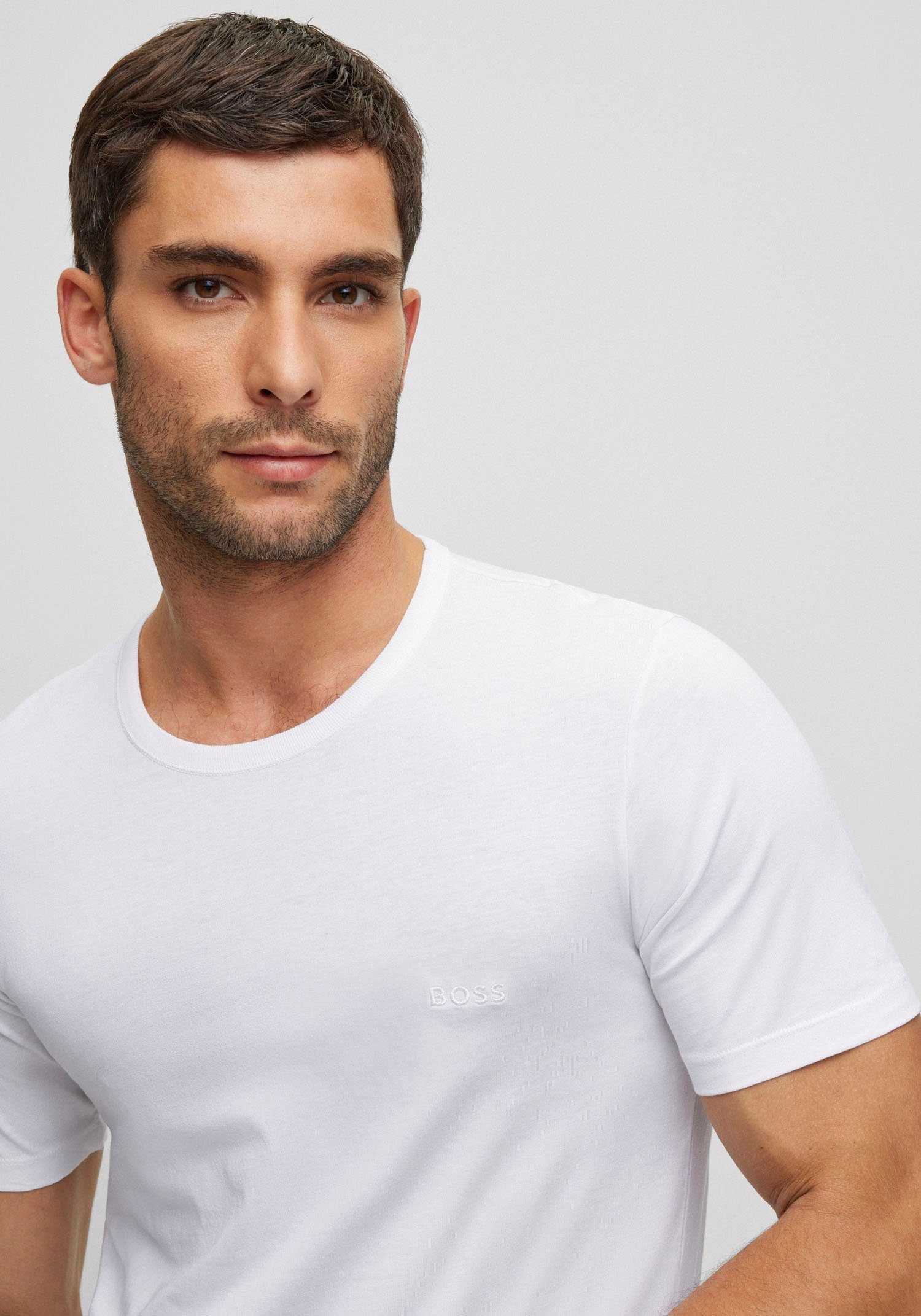BOSS T-shirt Ronde hals BOSS ONE x David Beckham (3-delig, Set van 3)