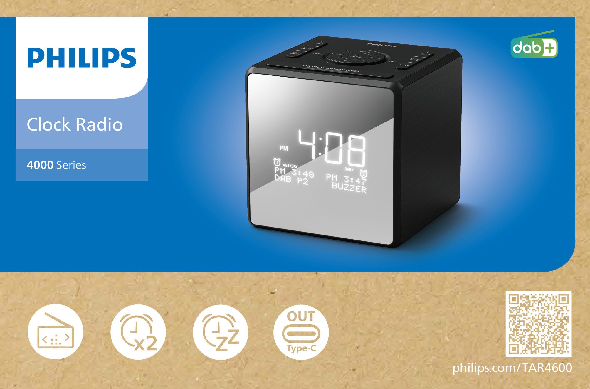 Philips Wekkerradio TAR4600