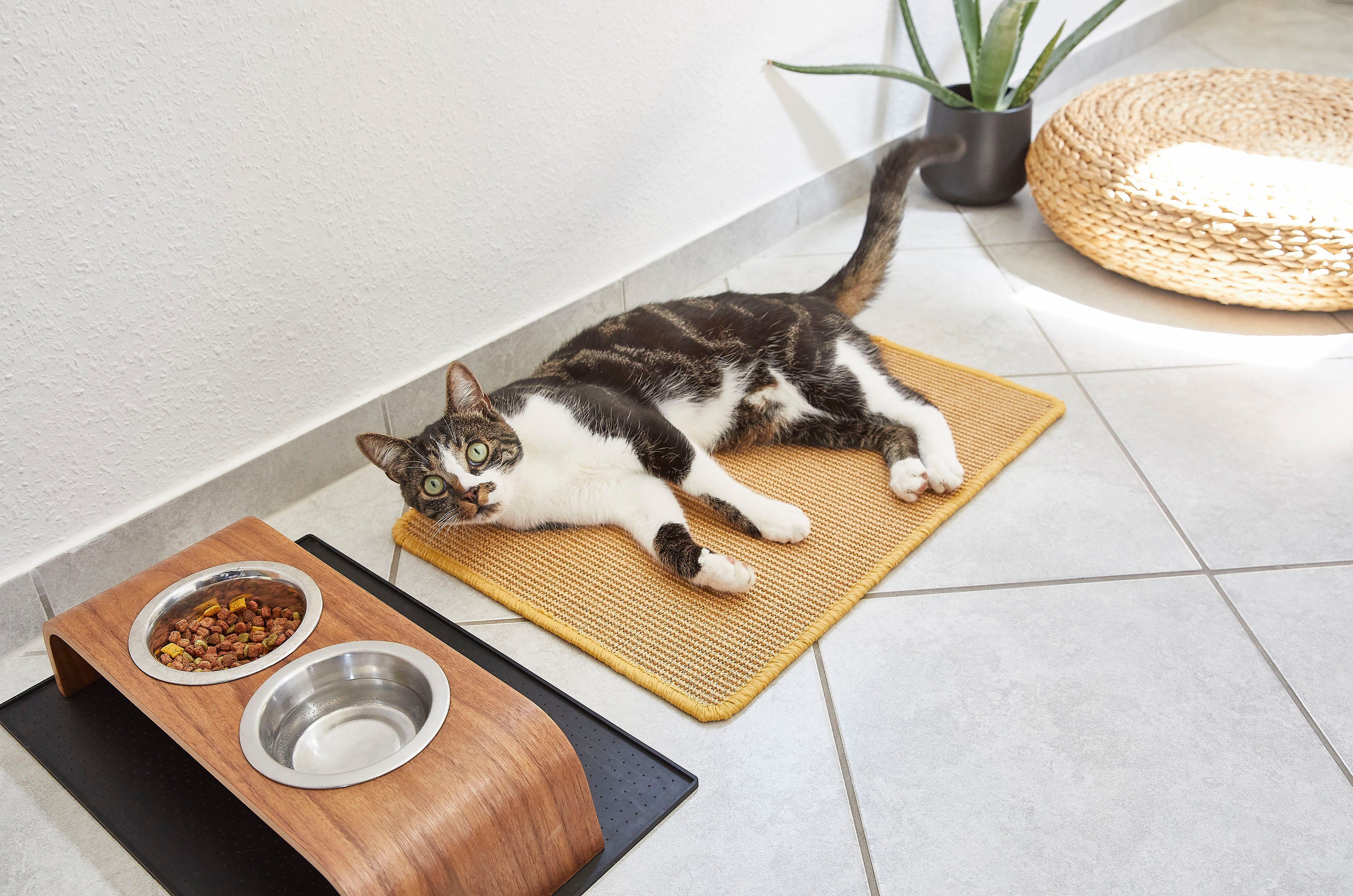 Pets Club Krabmat Katten-Krabspeelmat Sisal Krabtapijt, van 100% sisal, in verschillende maten verkrijgbaar