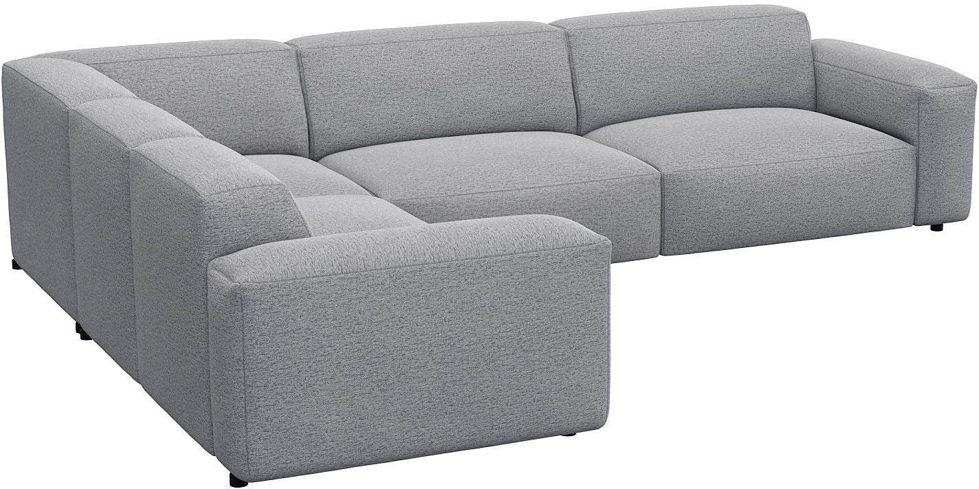 FLEXLUX Hoekbank Lucera, super comfortabel door hoogwaardige zitconstructie met koudschuim