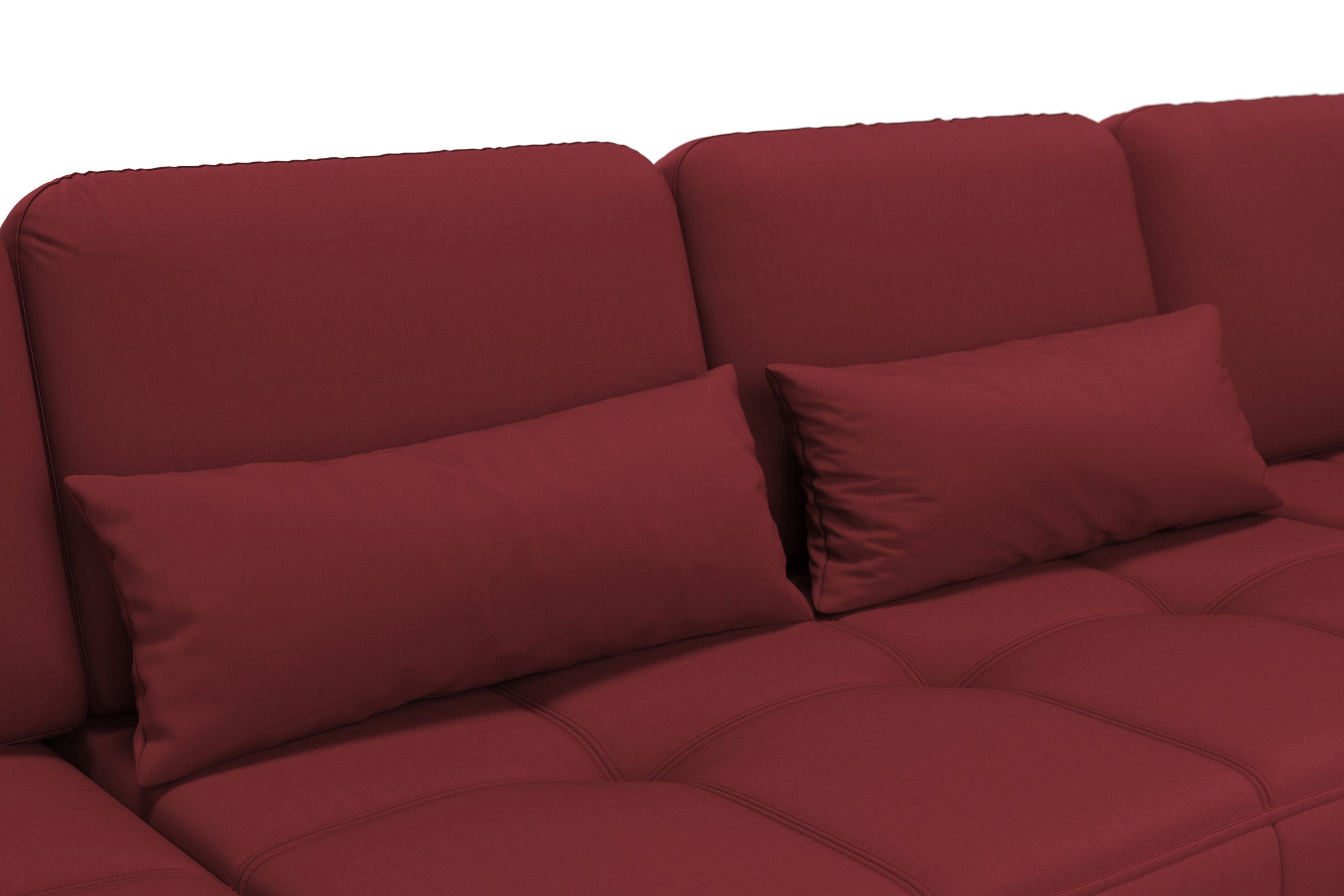 sit&more Zithoek Bendigo U-vorm inclusief zitdiepteverstelling, bodemvrijheid 12 cm, in 2 pootkleuren