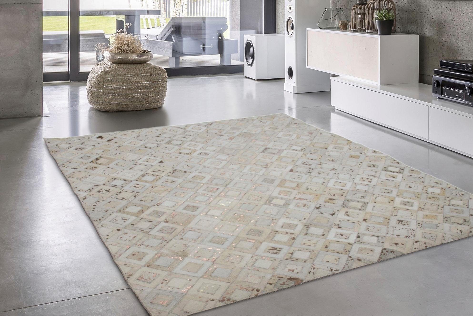 calo-deluxe Vachtvloerkleed Scarllet 110 echte runderhuid, woonkamer
