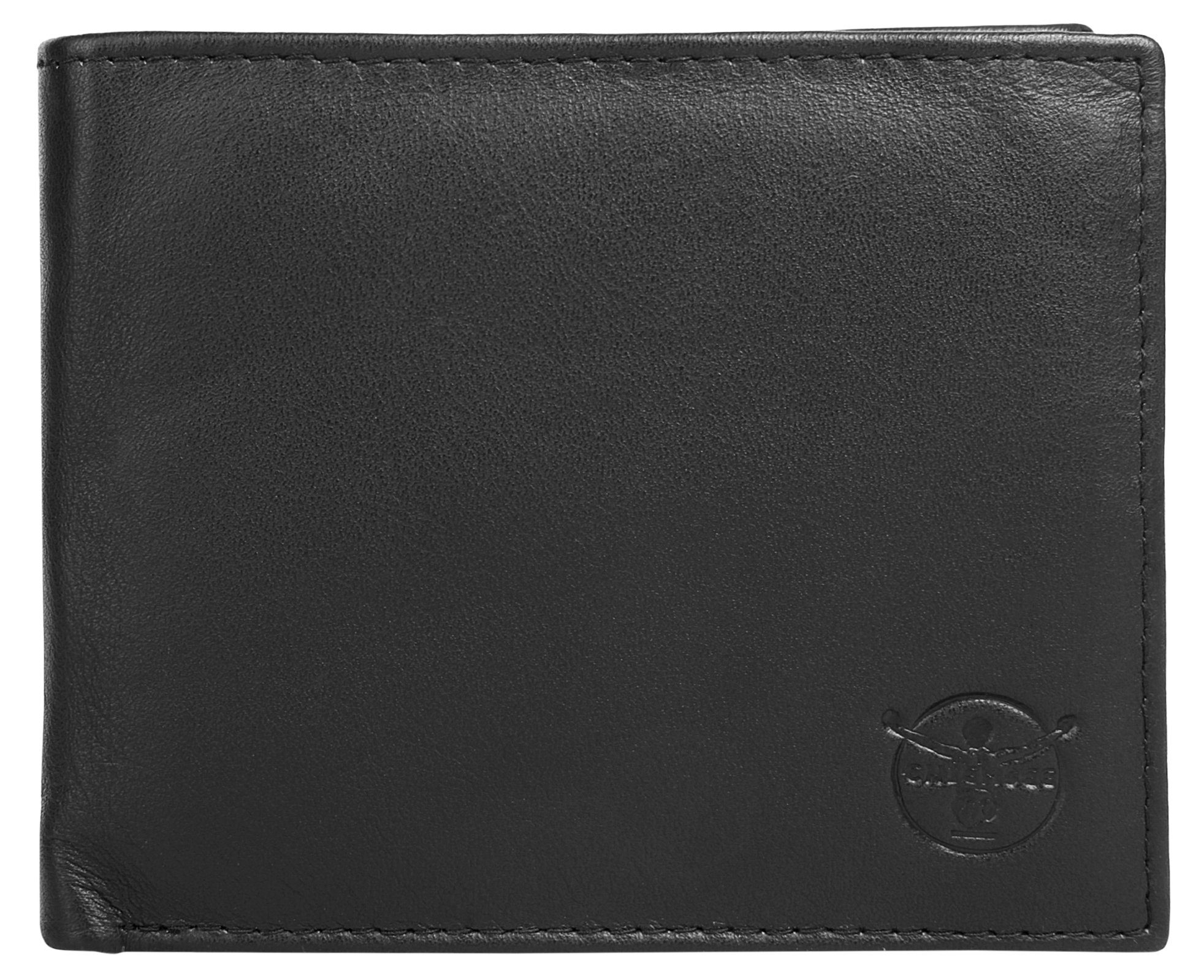 Chiemsee Portemonnee echt leder unisex portemonnees zwart