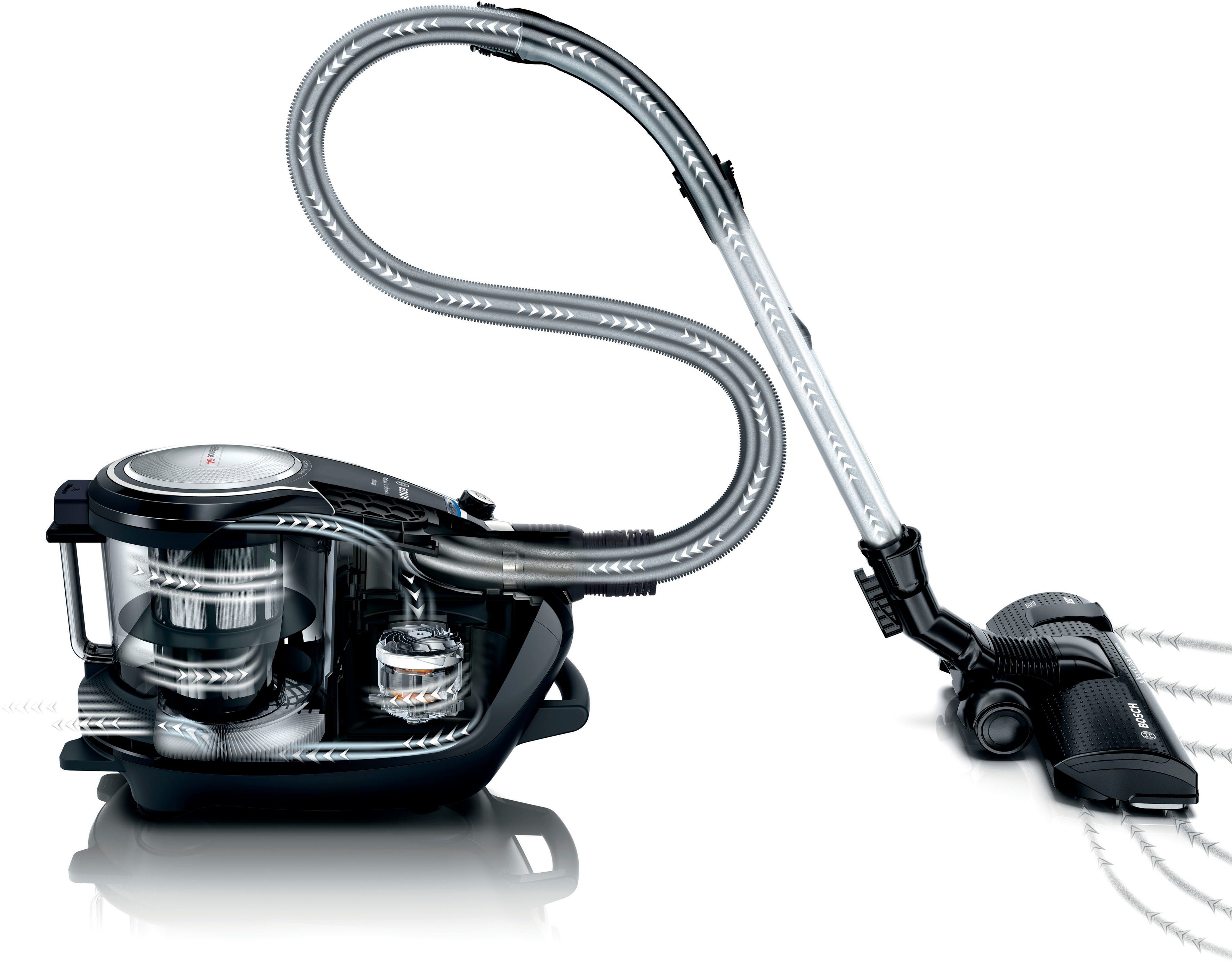 BOSCH Stofzuiger Serie 8 ProSilence BGS7MS64, hygiënefilter, 10 jaar garantie op de motor