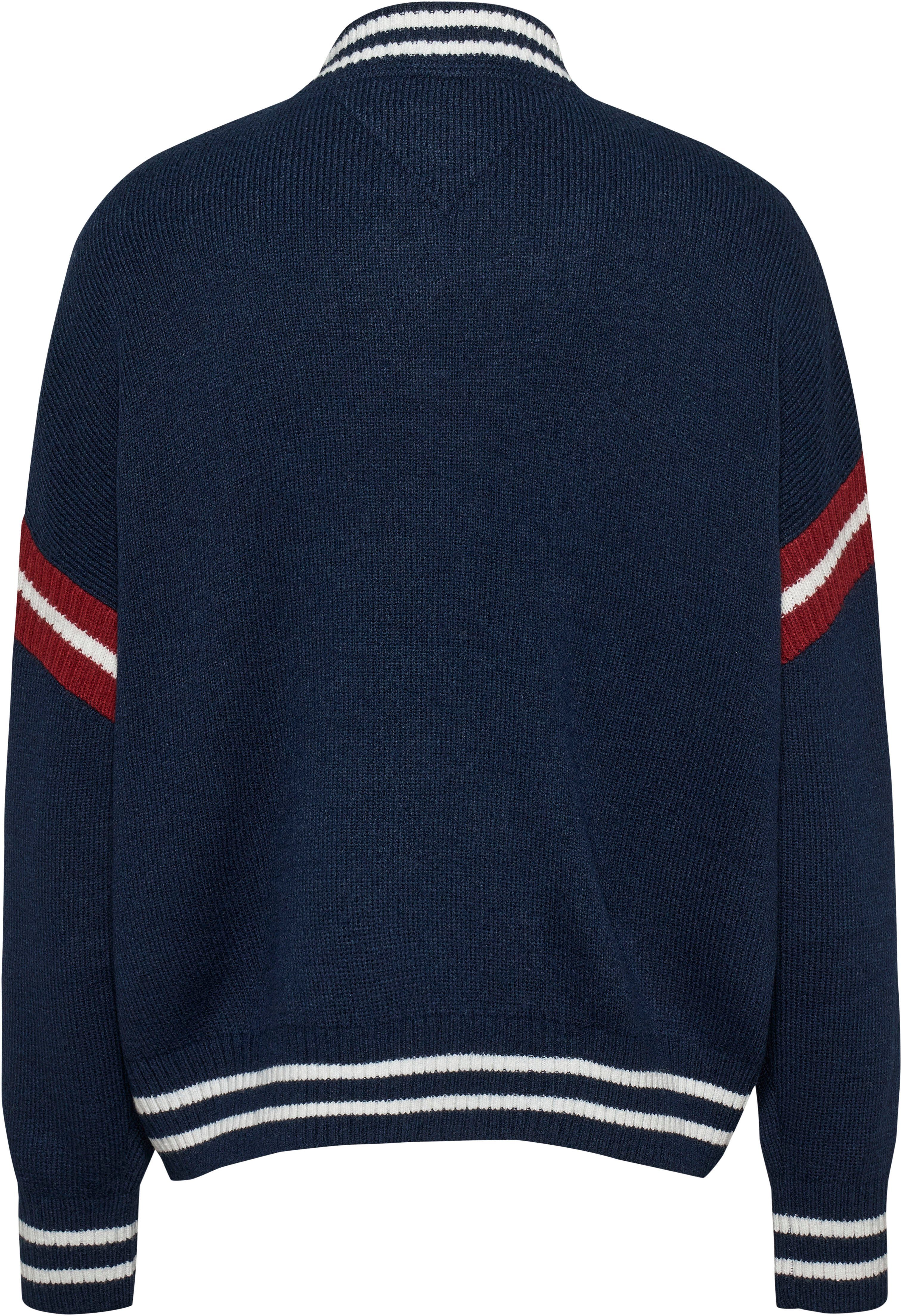 TOMMY JEANS Gebreide trui TJW LETTERMAN SWEATER met geborduurde -vlag