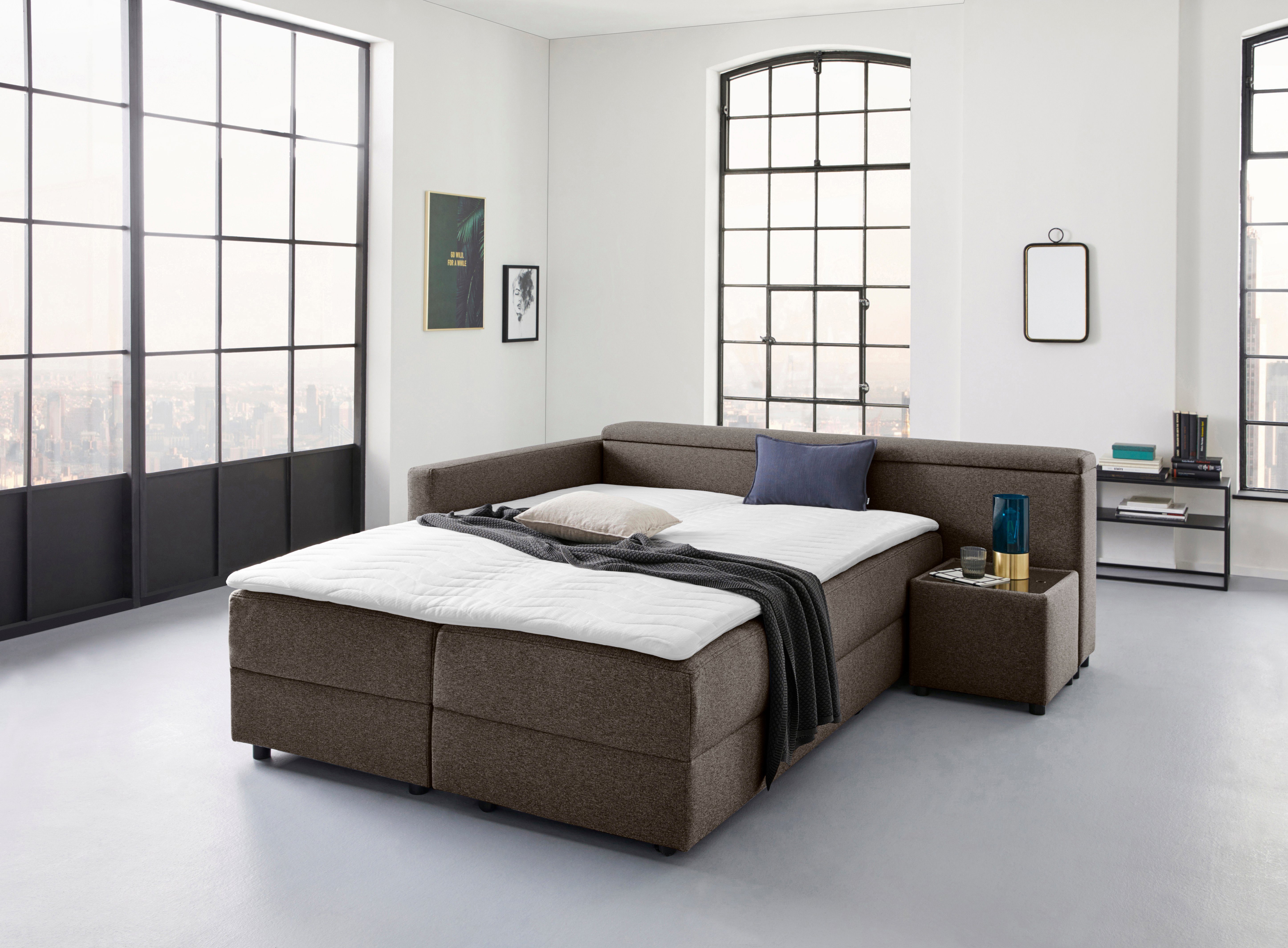 LOOKS BY WOLFGANG JOOP Hoekbank LooksIII L-vorm door draaifunctie tot bed verwisselbaar, inclusief opbergvak