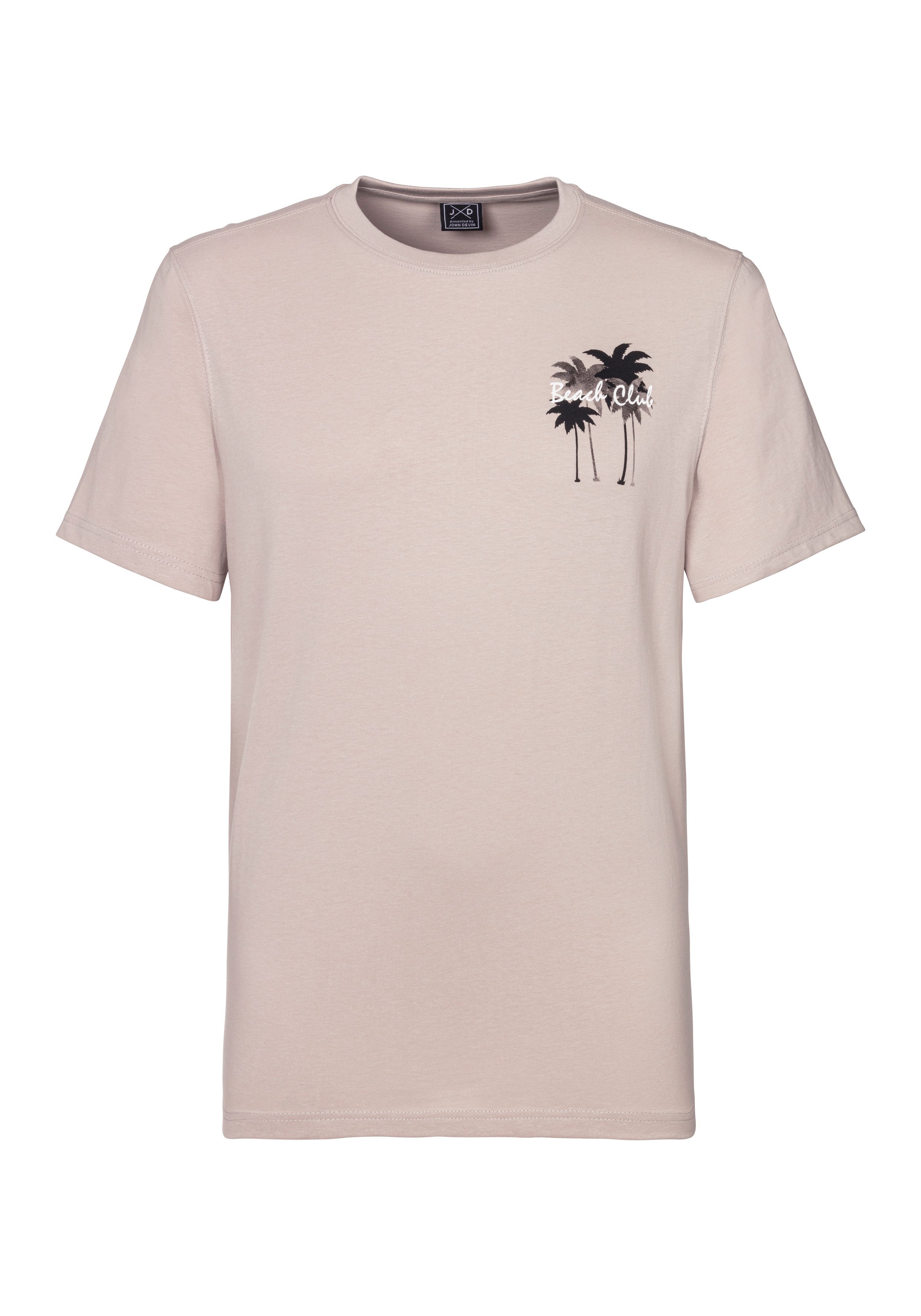 Beachtime T-shirt Met grote print op de rug