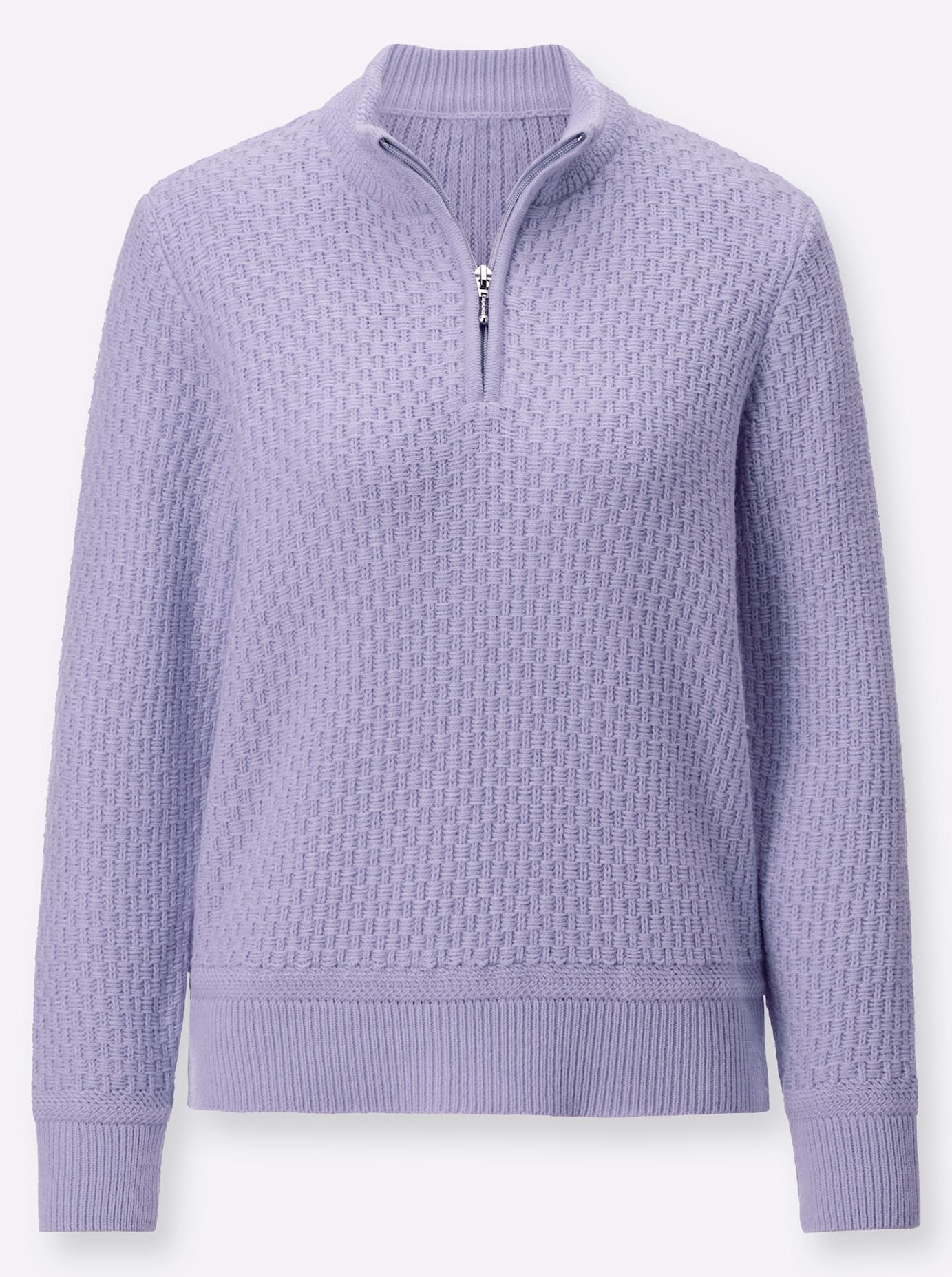 Classic Basics Trui met staande kraag Trui