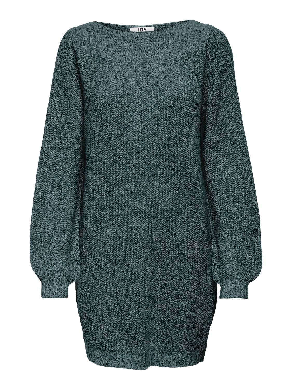 JDY Mini-jurk JDYWHITNEY MEGAN L/S BOAT DRESS KNT NOOS