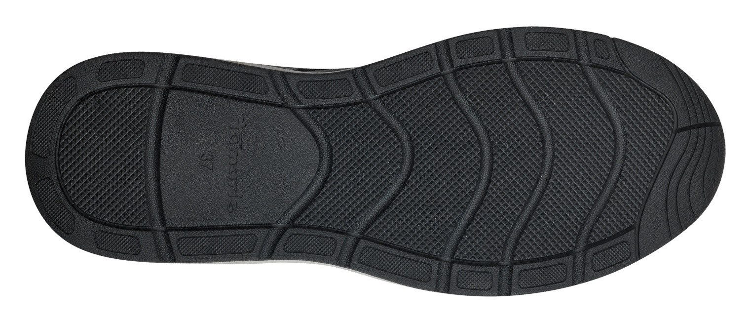 Tamaris Sneakers met sleehak veterschoenen, lage schoen, vrijetijdsschoen, kleurrijke contrastafwerkingen